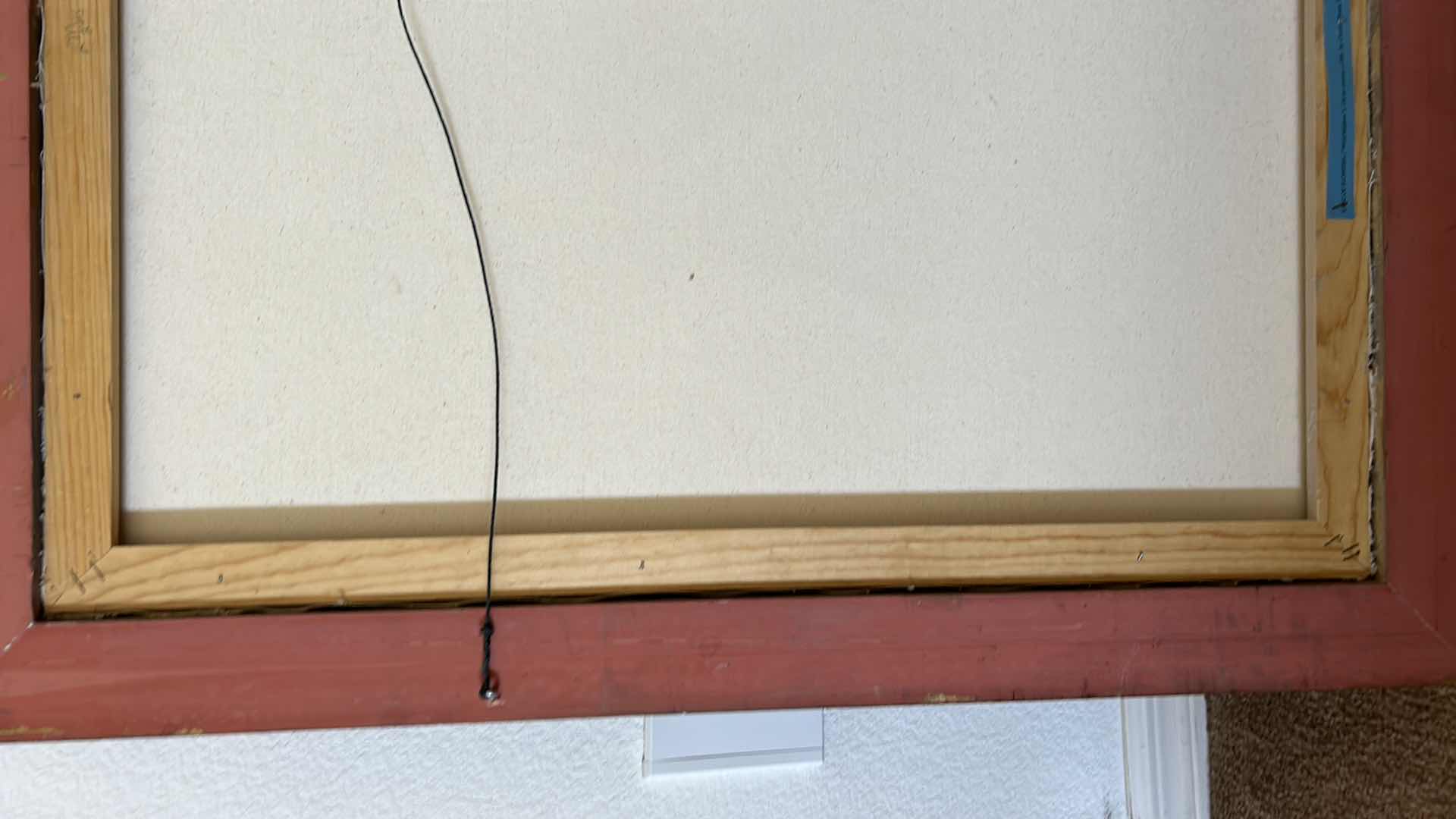 Photo 8 of OIL ON CANVAS 1882 SIGNED CLAUDE MONET ARTWORK ORNATE GOLD FRAMED VASE OF FLOWERS (“WILD MALLOW”) 
29” x 34.5”