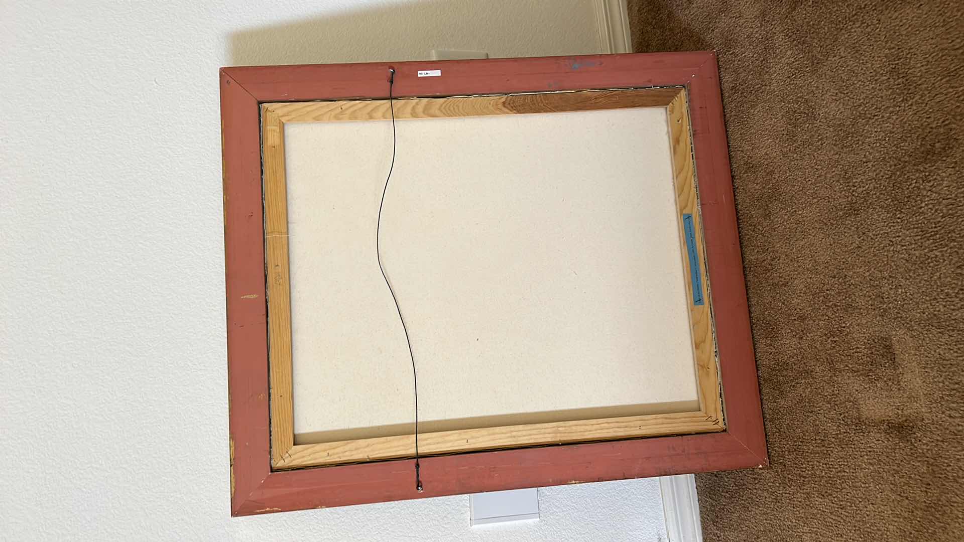 Photo 10 of OIL ON CANVAS 1882 SIGNED CLAUDE MONET ARTWORK ORNATE GOLD FRAMED VASE OF FLOWERS (“WILD MALLOW”) 
29” x 34.5”