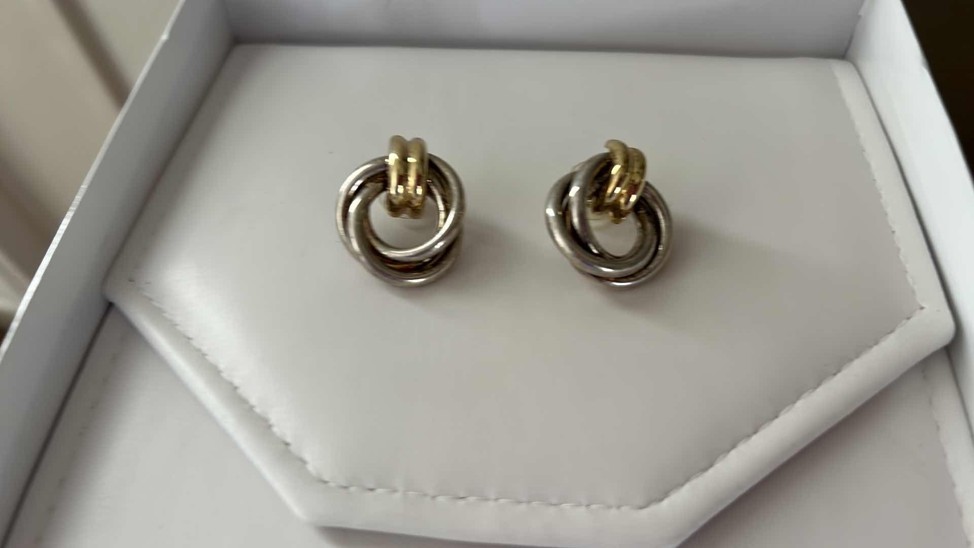 Photo 1 of 14K GOLD AND STERLING JEWELRY SET WITH BOXES AND STORAGE