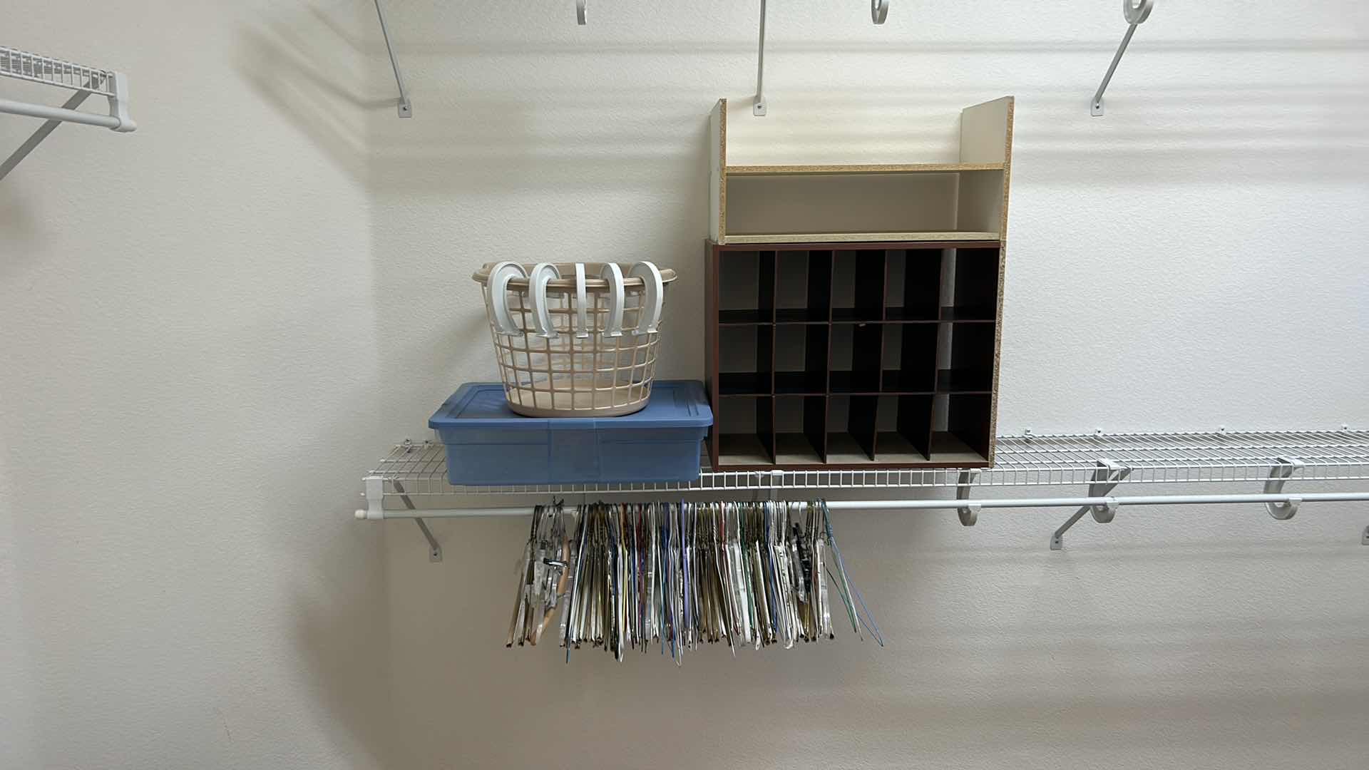 Photo 2 of CLOSET STORAGE AND HANGERS