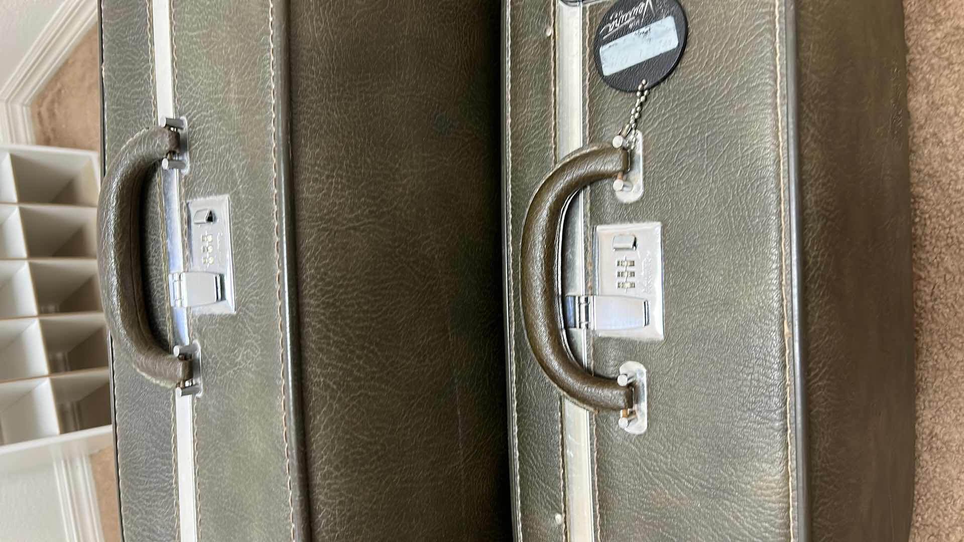 Photo 1 of 2 PC VINTAGE VENTURA COMBO LOCK LUGGAGE SET