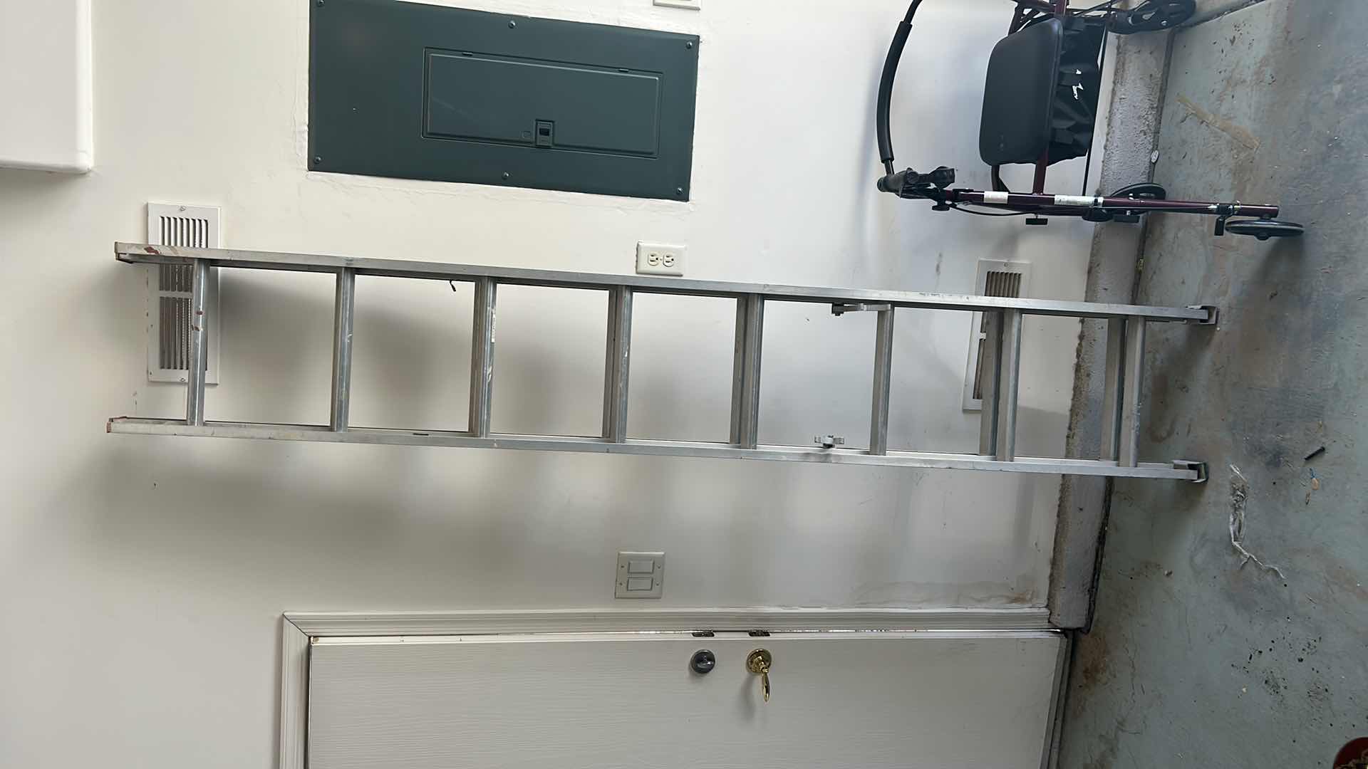 Photo 1 of ALUMINUM ADJUSTABLE SLIDING LADDER 8’ to 26’