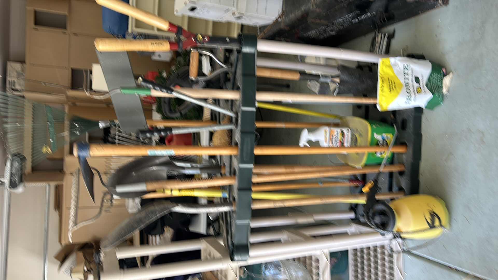 Photo 4 of GARAGE TOOL CART WITH GARDENING TOOLS AND MORE