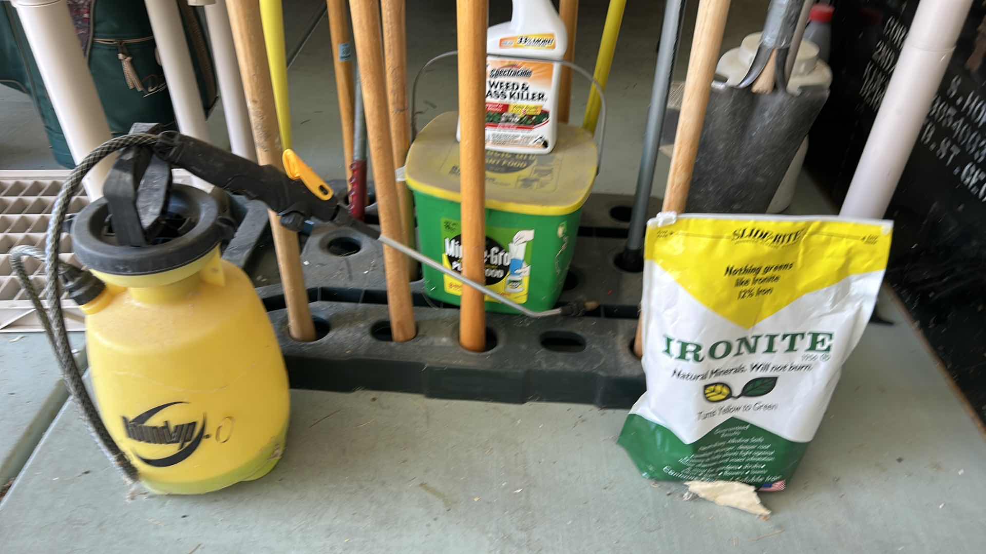 Photo 2 of GARAGE TOOL CART WITH GARDENING TOOLS AND MORE