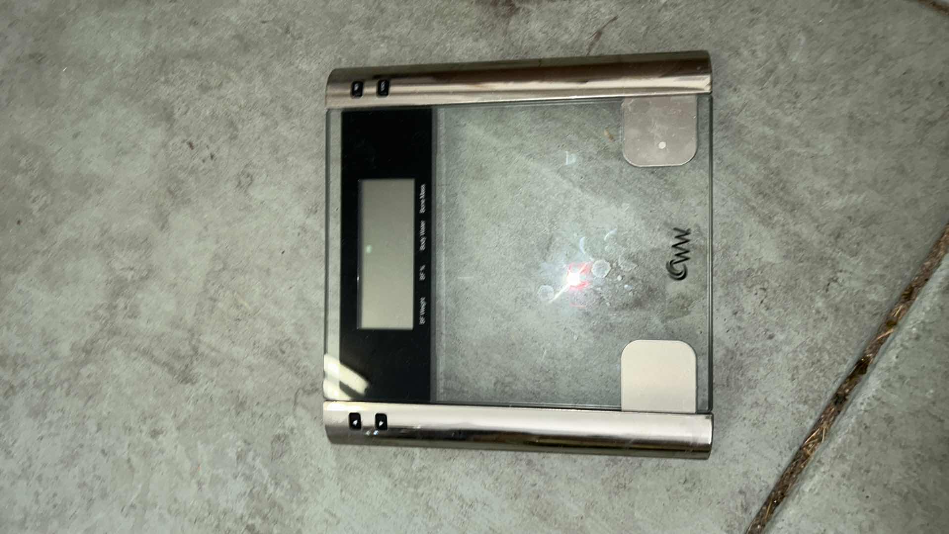 Photo 4 of MISC HOUSEHOLD ITEMS, WEIGHTS WATCHERS SCALE, PUNCH BOWL W CUPS, CHRISTMAS TREE AND MORE