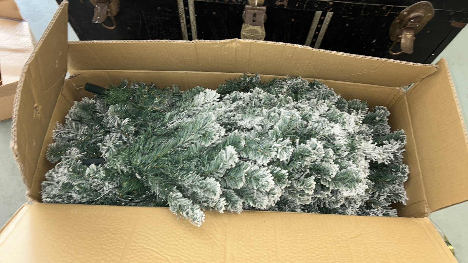 Photo 6 of MISC HOUSEHOLD ITEMS, WEIGHTS WATCHERS SCALE, PUNCH BOWL W CUPS, CHRISTMAS TREE AND MORE