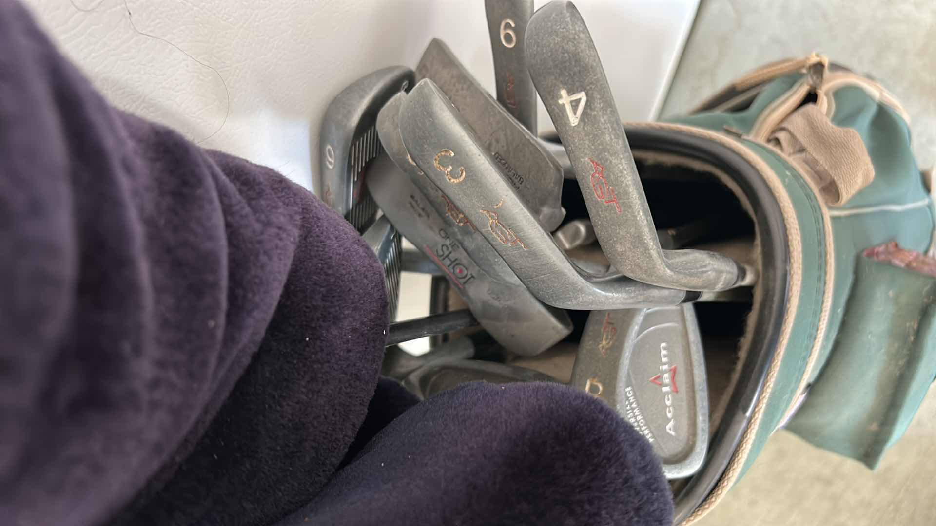 Photo 1 of GOLF BAG W CLUBS, BALLS AND ACCESSORIES