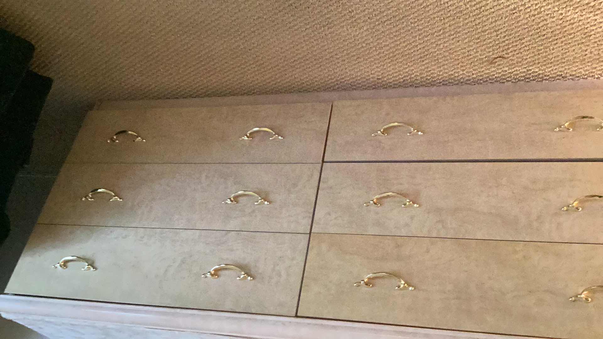 Photo 1 of VINTAGE ART DECO DRESSER W MIRROR 66” X 18” H 69”