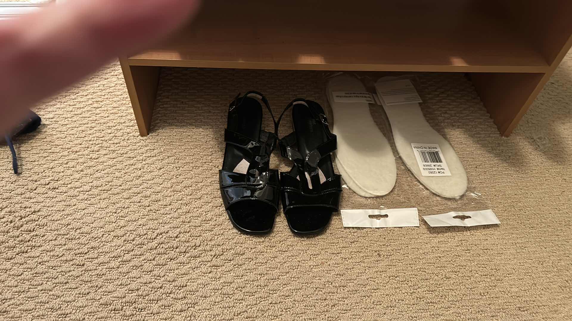 Photo 10 of WOMENS SHOE ASSORTMENT SIZE 11 PLUS SHOE RACK