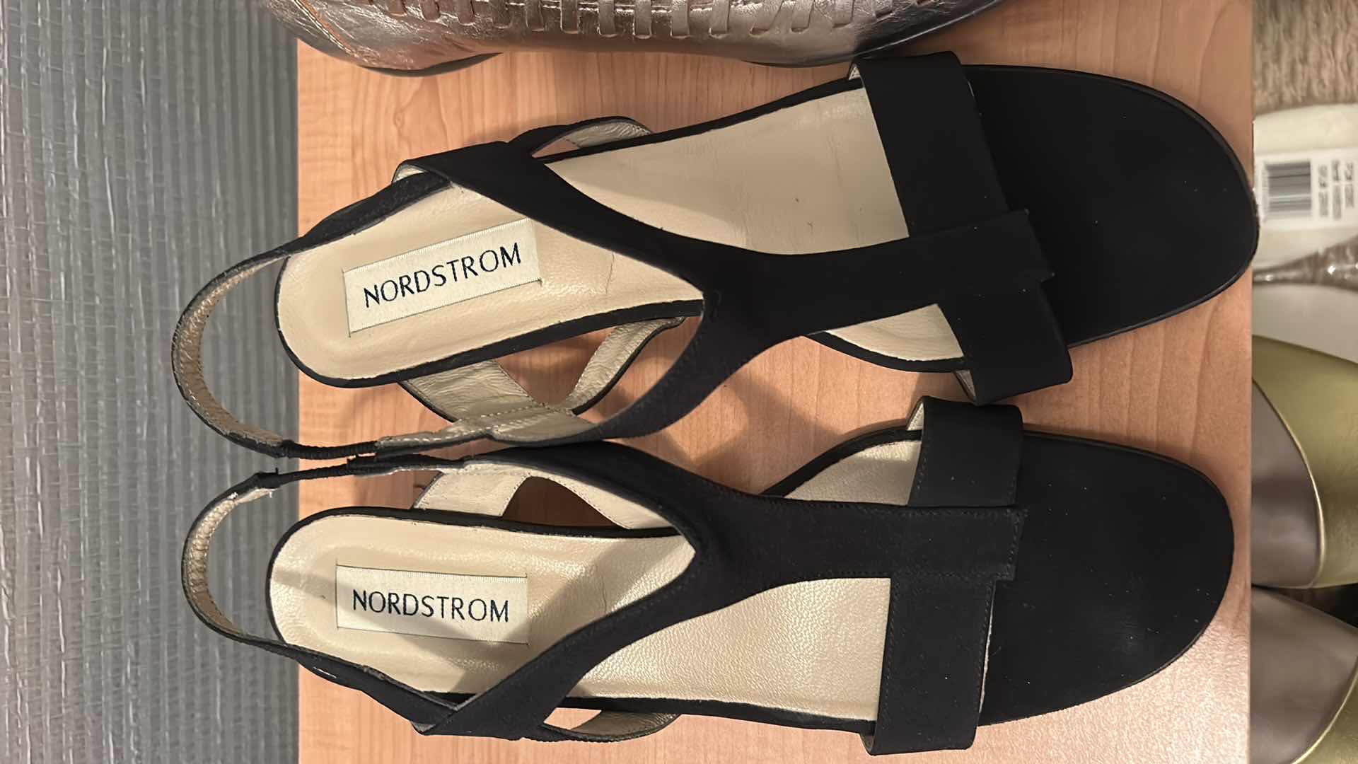 Photo 5 of WOMENS SHOE ASSORTMENT SIZE 11 PLUS SHOE RACK