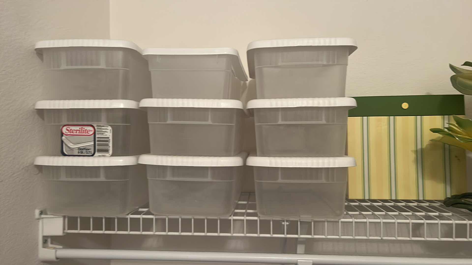 Photo 2 of MISC CLOSET ASSORTMENT - STORAGE BOXES, SHOE RACK AND MORE