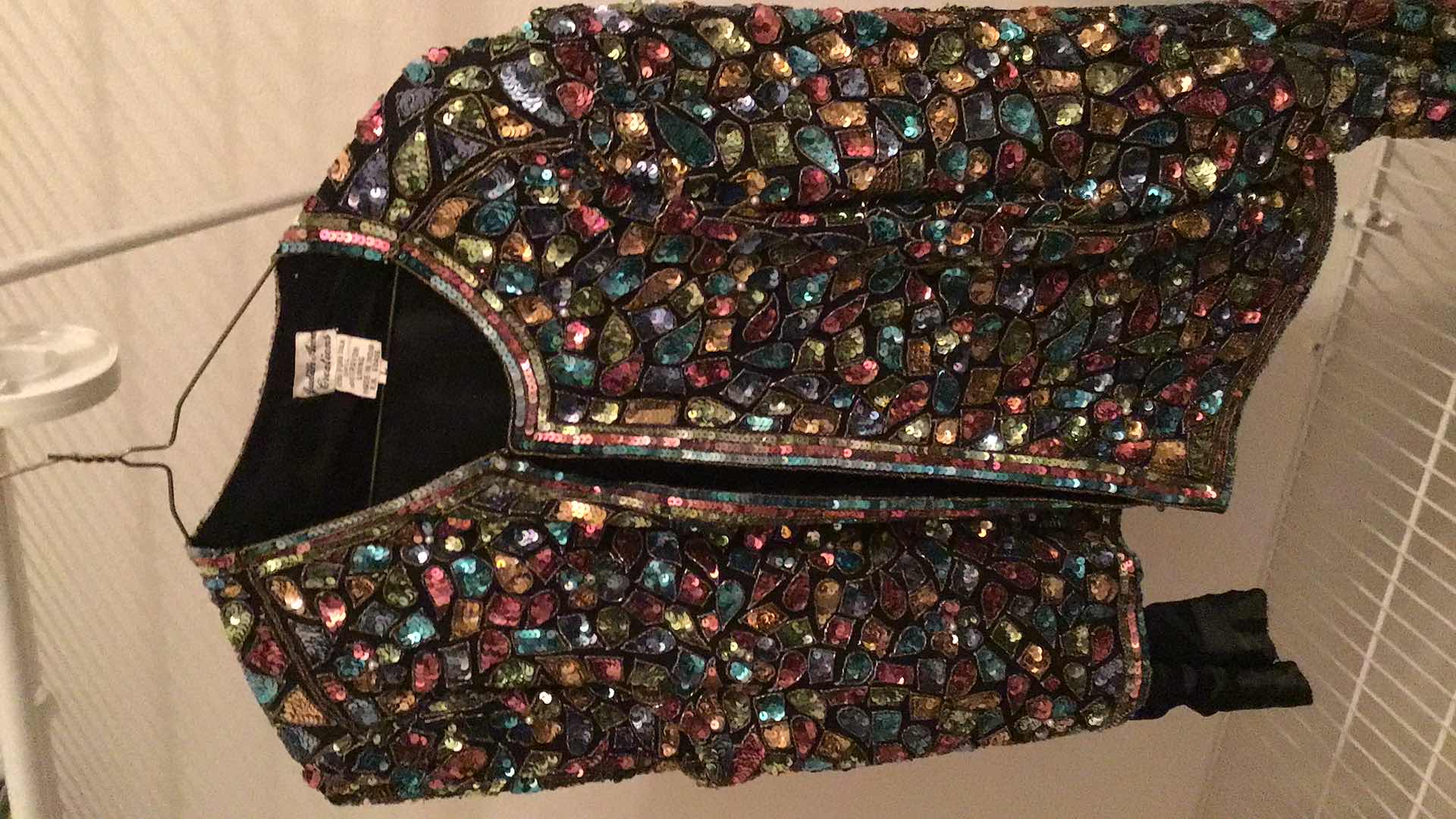 Photo 1 of WOMENS LARGE IRVINE PARK COAT AND LONG SKIRT, W 2 BEDAZZLED COATS