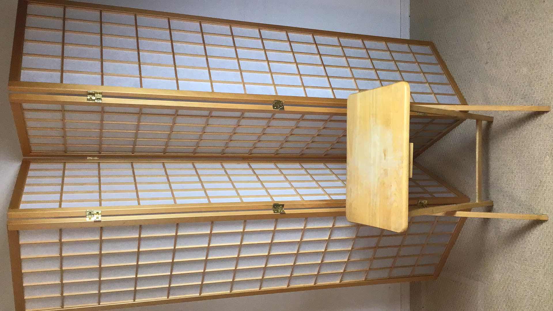 Photo 1 of FOLDING PRIVACY WALL 69” X 70” & FOLDING TV DINNER TRAY