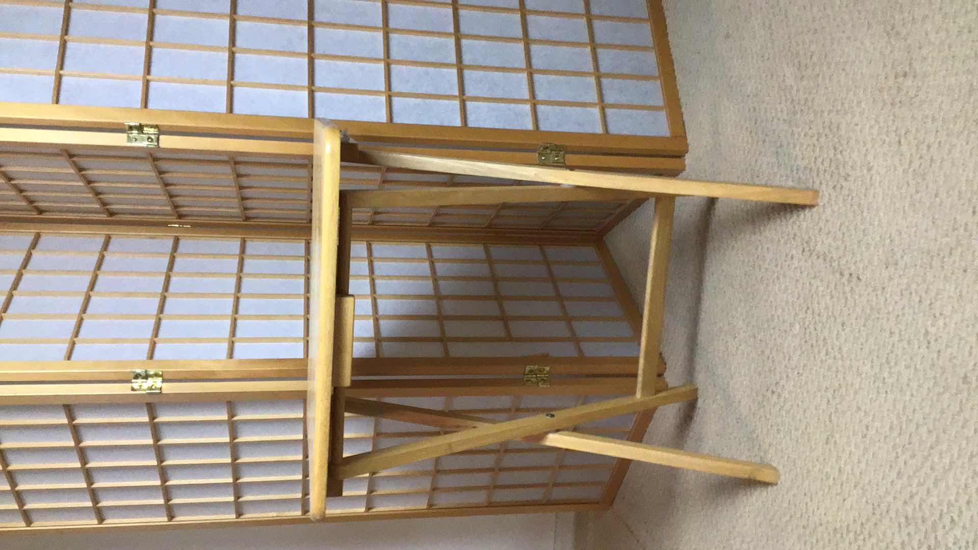 Photo 1 of FOLDING PRIVACY WALL 69” X 70” & FOLDING TV DINNER TRAY