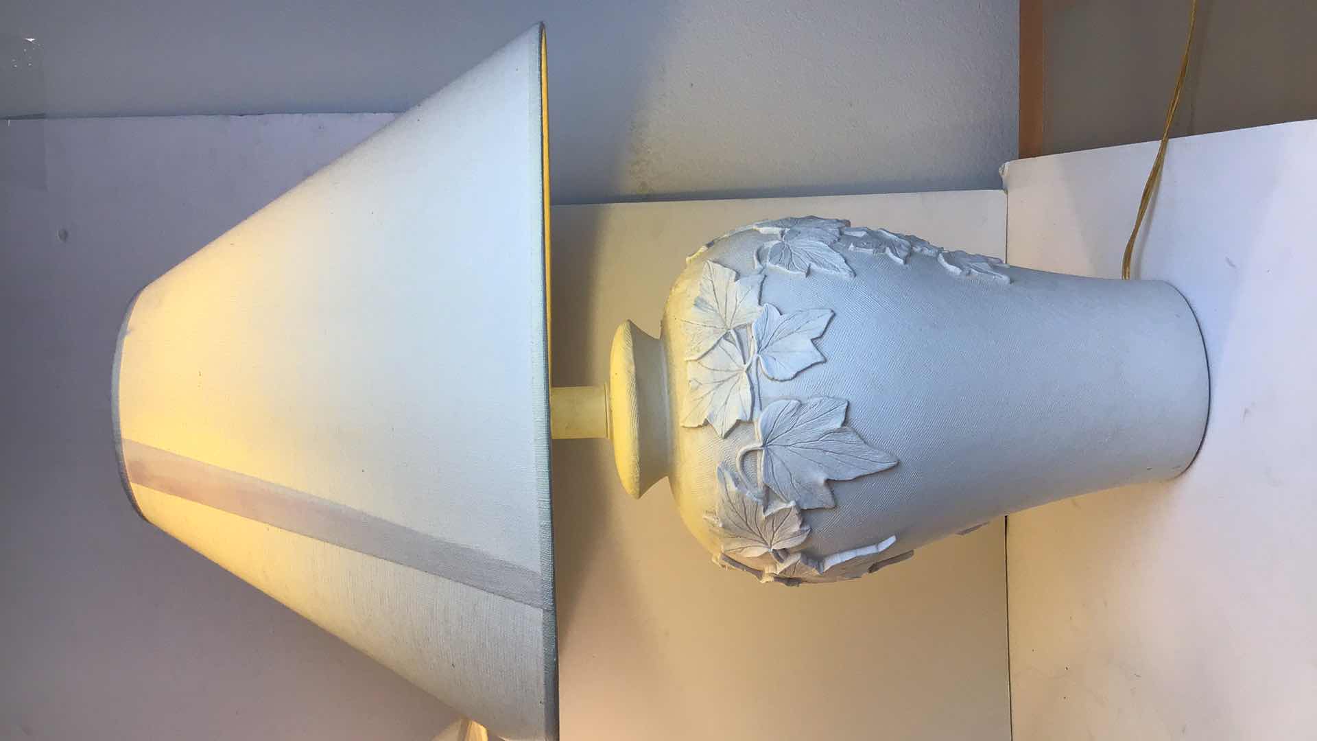 Photo 1 of TWO WORKING NIGHTSTAND LAMPS 29” & 27”