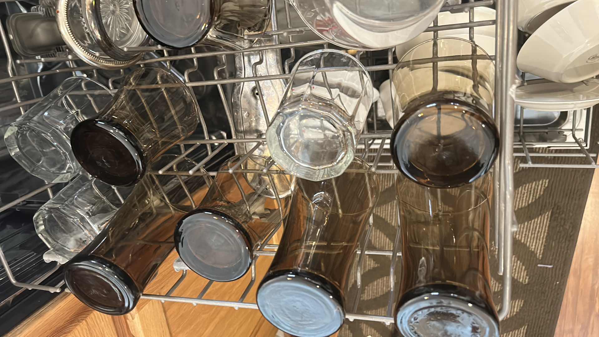 Photo 1 of CONTENTS INSIDE DISHWASHER - CLEAN DINNERWARE AND MORE PLUS ITEMS ON TOP OF COUNTER