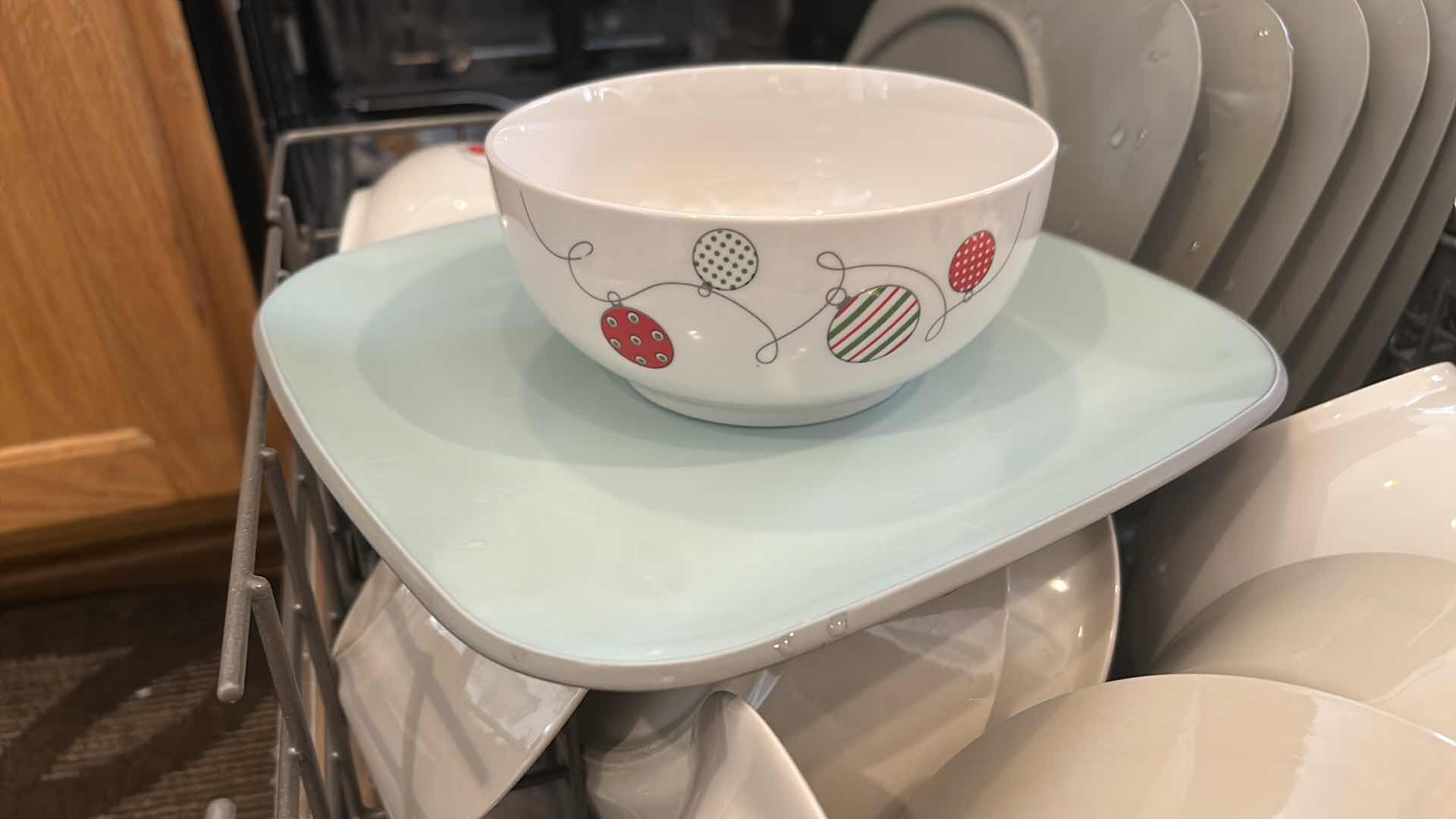 Photo 1 of CONTENTS INSIDE DISHWASHER - CLEAN DINNERWARE AND MORE PLUS ITEMS ON TOP OF COUNTER