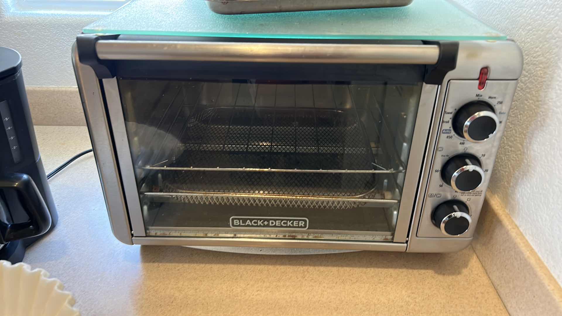Photo 1 of KITCHEN APPLIANCES - BLACK AND DECKER TOASTER OVEN, COFFEE MAKER AND ACCESSORIES