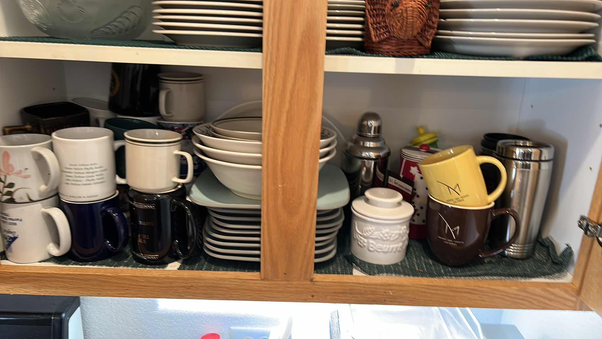 Photo 1 of CONTENTS OF KITCHEN CABINET- PLATES, COFFEE CUPS AND MORE