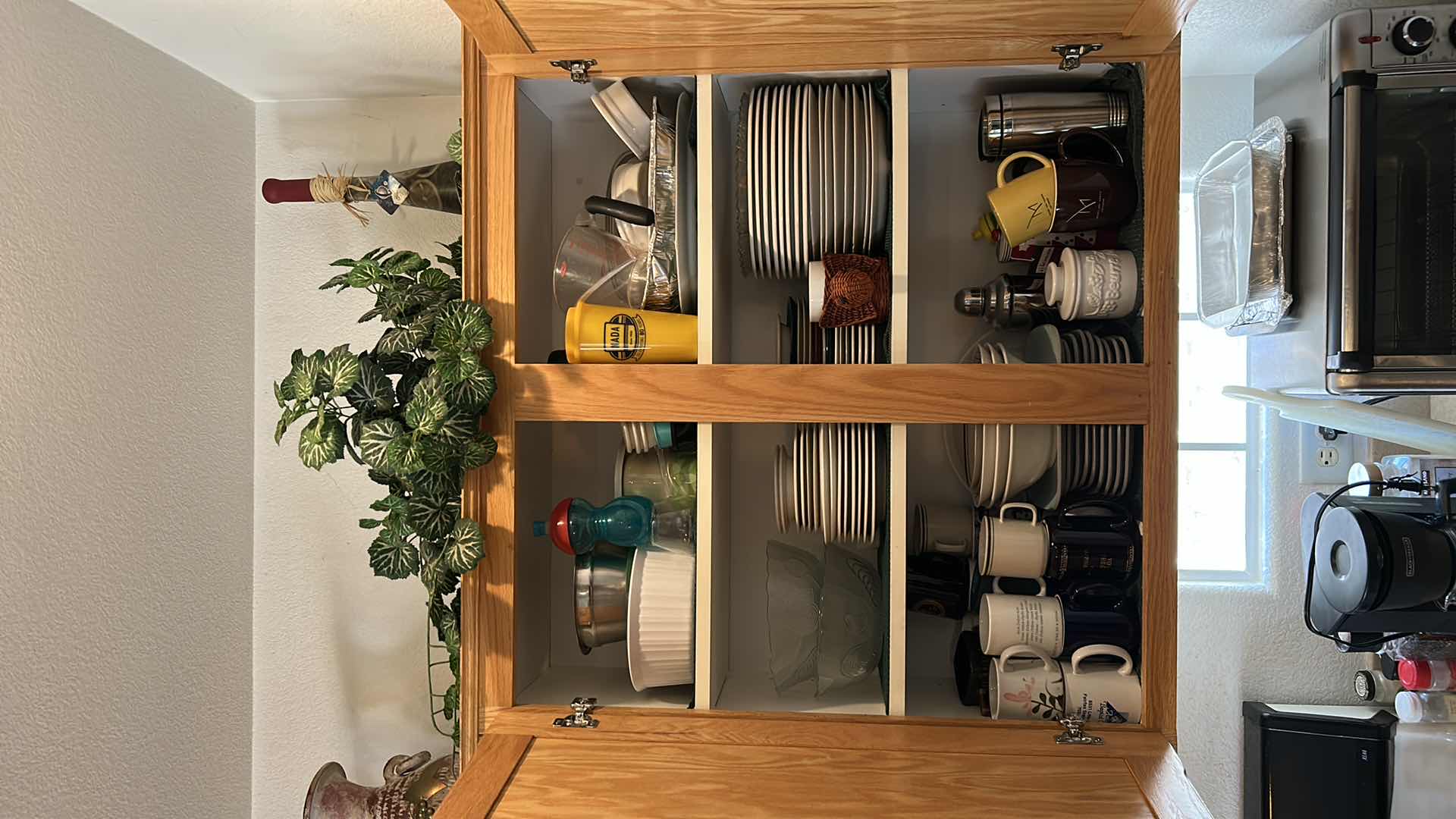 Photo 1 of CONTENTS OF KITCHEN CABINET- PLATES, COFFEE CUPS AND MORE