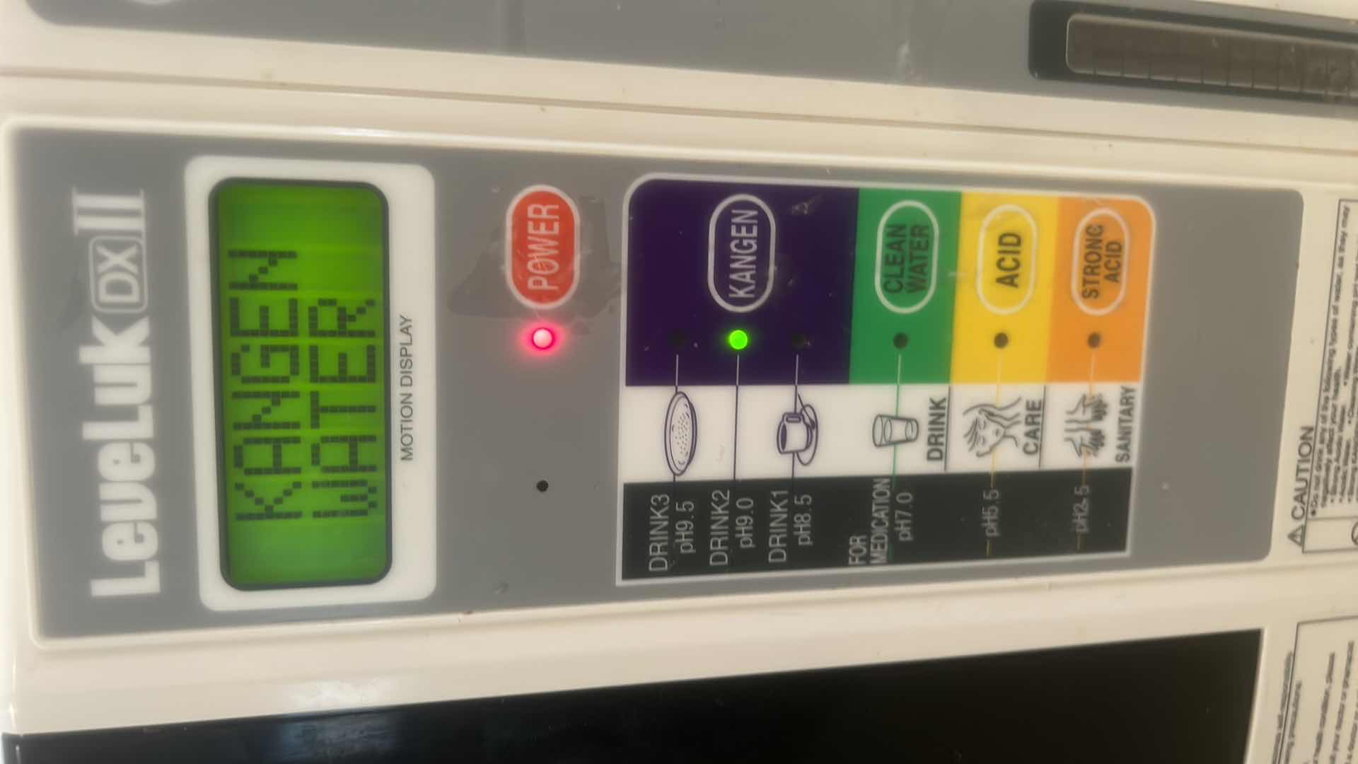 Photo 1 of KANGEN LEVELUK DXII WATER PH SYSTEM
