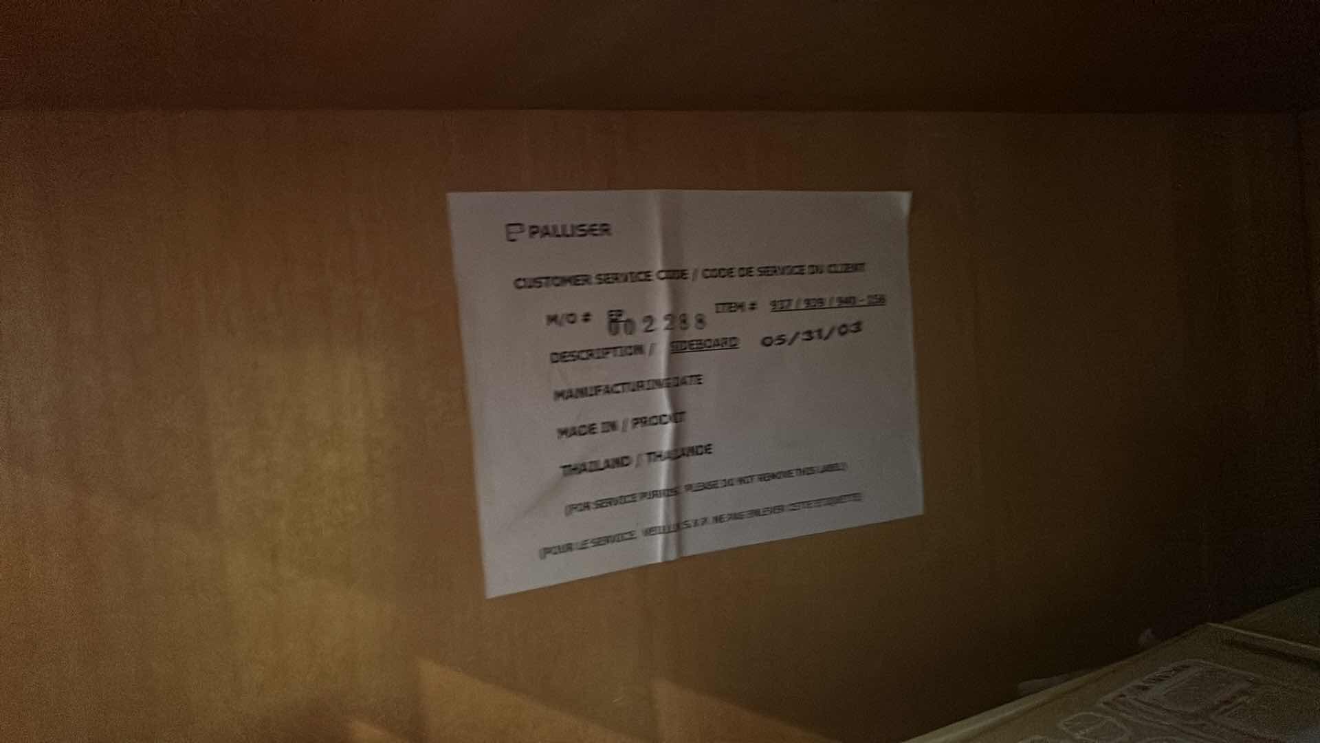 Photo 1 of BEAUTIFUL MID CENTURY BURL SATINWOOD SIDEBOARD WITH CHROME ACCENTS AND FROSTED GLASS (CONTENTS NOT INCLUDED) 67“ x 17“ x 40“