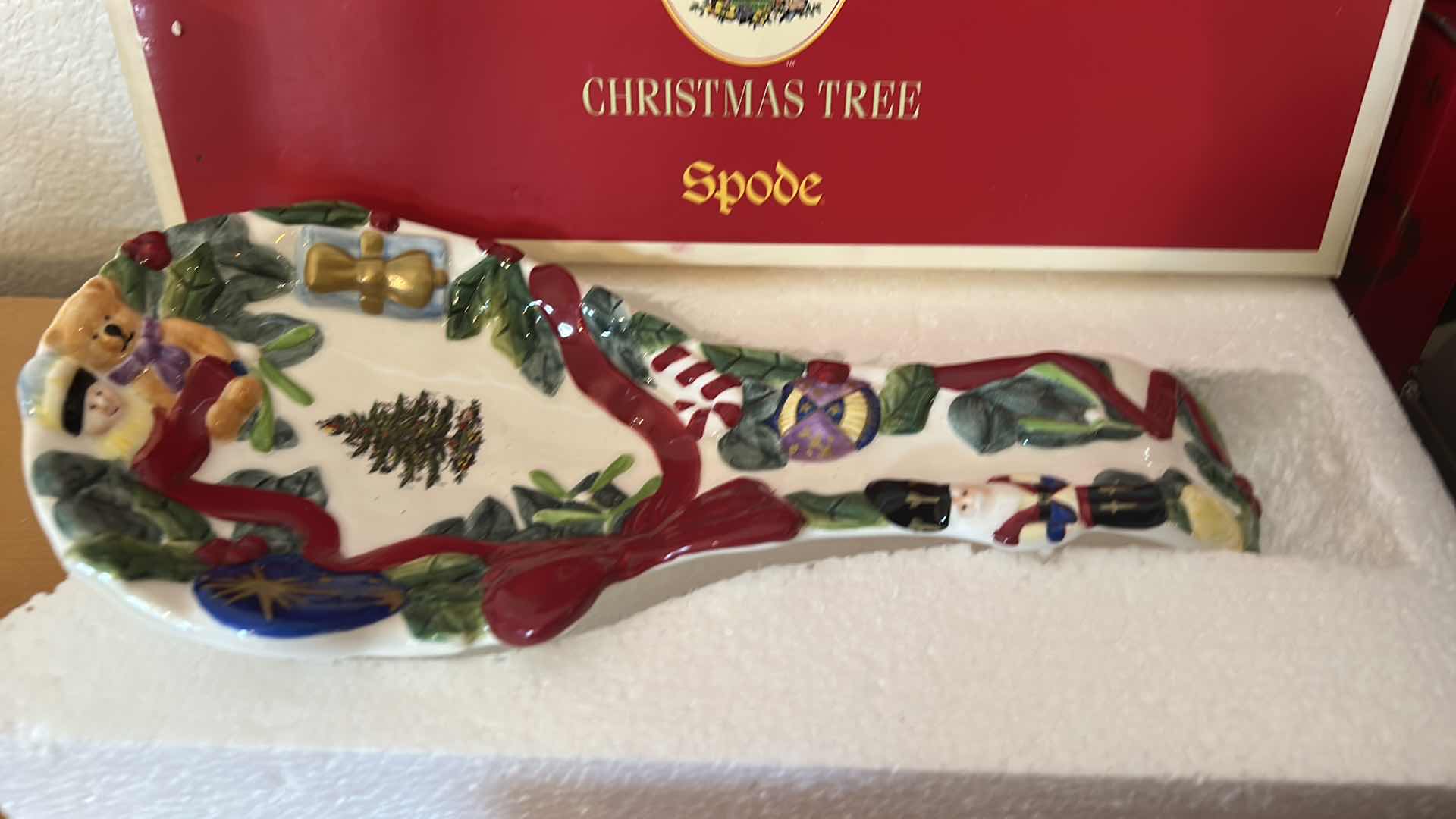 Photo 1 of NEW BOXED CHRISTMAS ITEMS (1 NAPKIN RING IS MISSING FROM BOX)