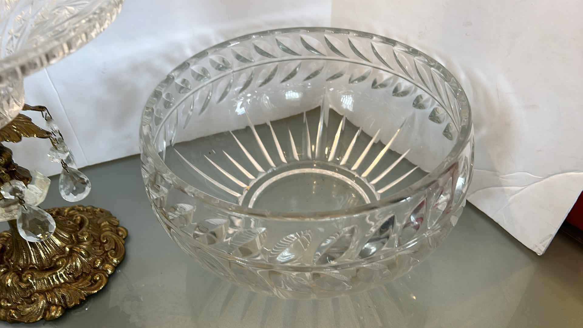 Photo 3 of VINTAGE SILVER PLATE AND CRYSTAL ASSORTMENT