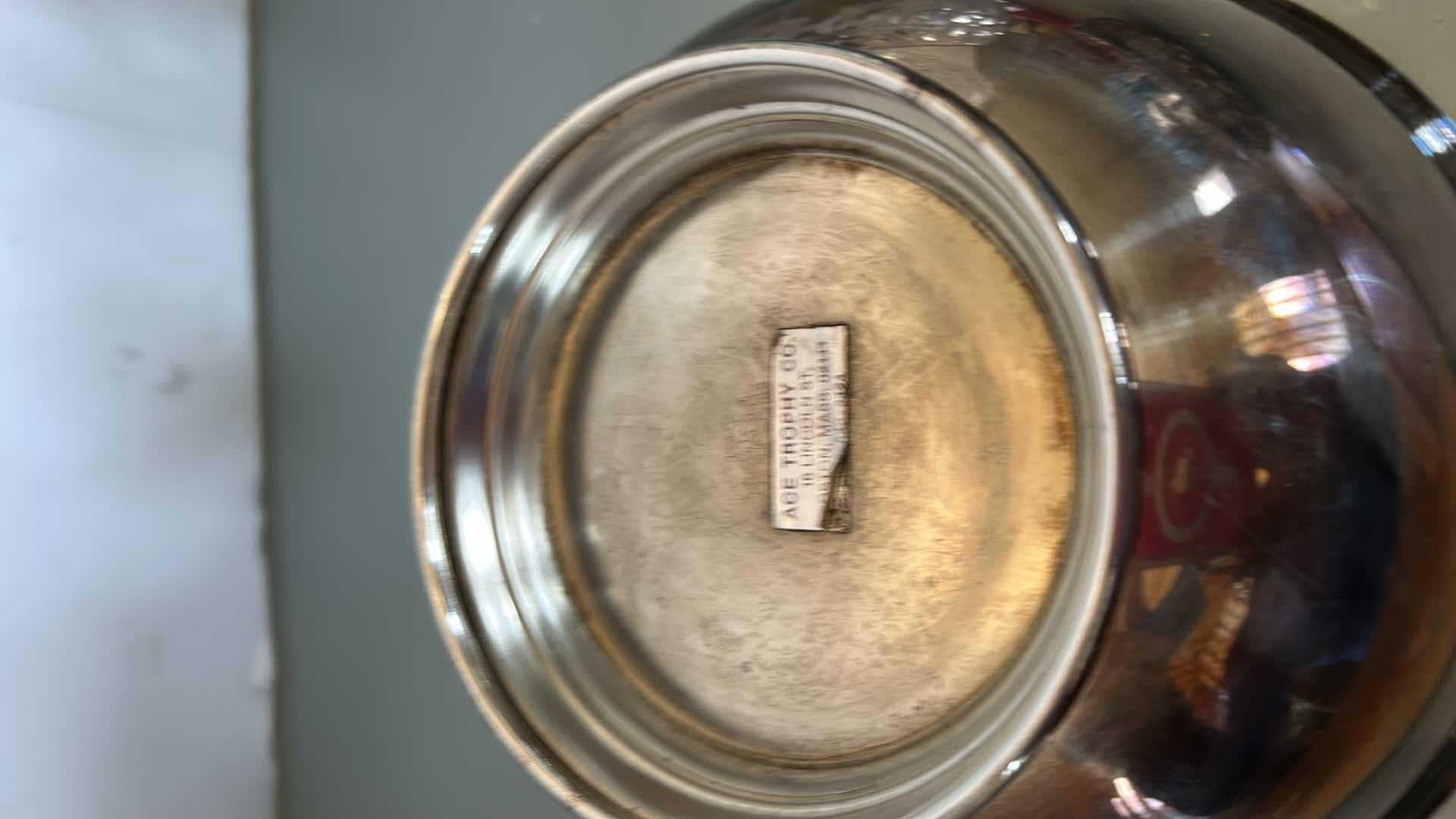 Photo 10 of VINTAGE SILVER PLATE AND CRYSTAL ASSORTMENT