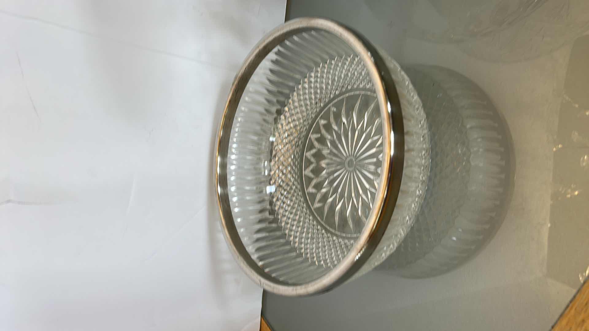 Photo 6 of VINTAGE SILVER PLATE AND CRYSTAL ASSORTMENT