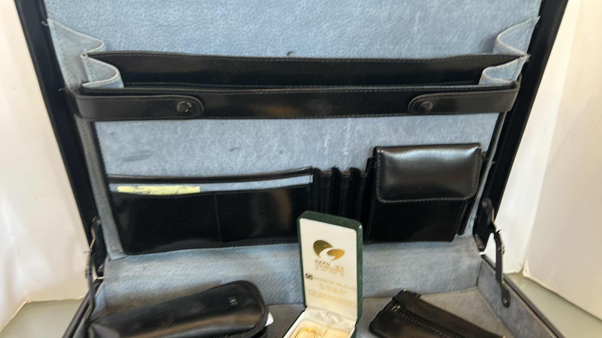 Photo 8 of MENS VINTAGE BRIEFCASE PLUS CONTENTS, FLASK, OLYMPUS CAMERA AND MORE