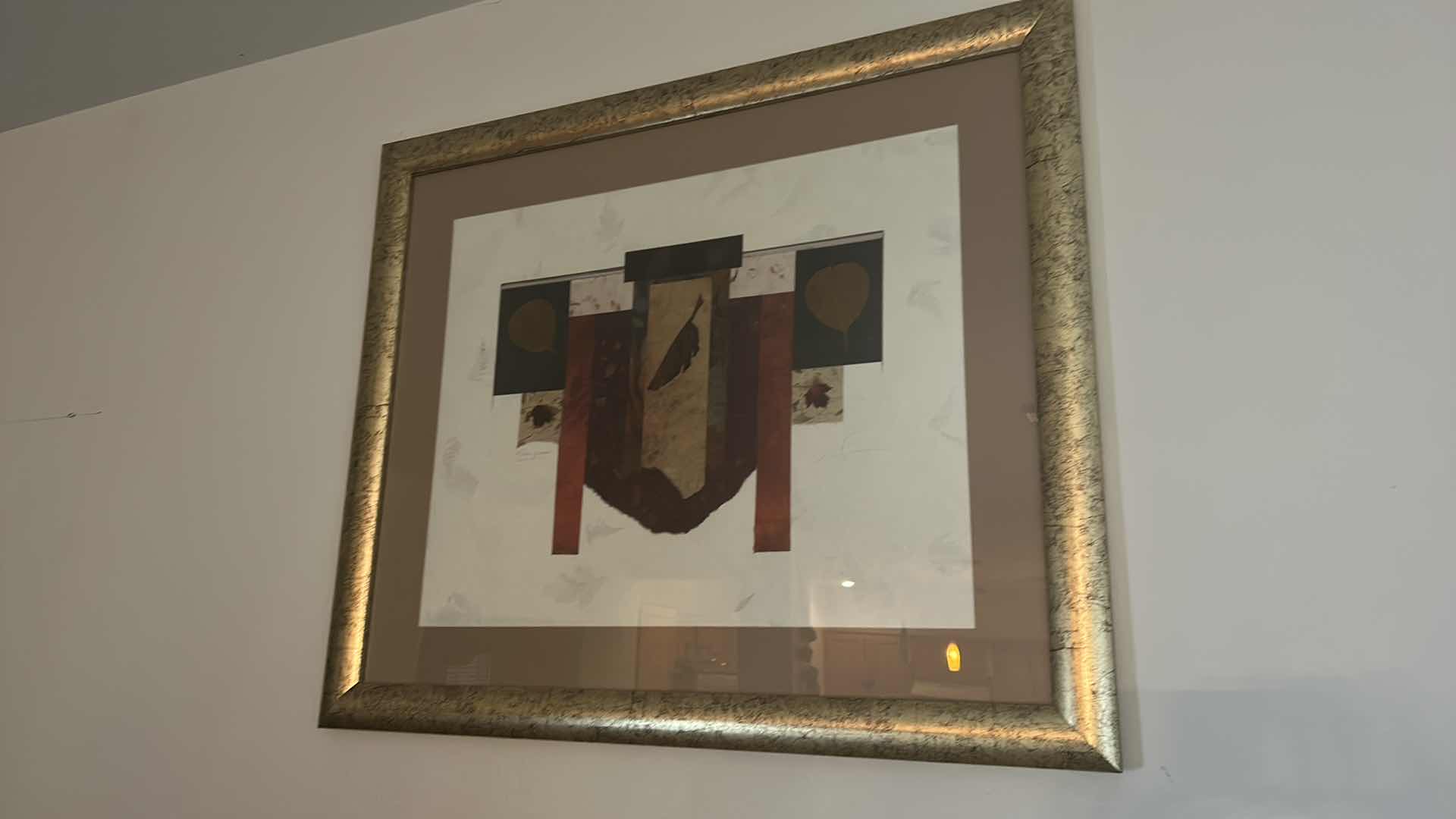 Photo 1 of NATIVE KIMONO FRAMED ARTWORK 38” x 34”