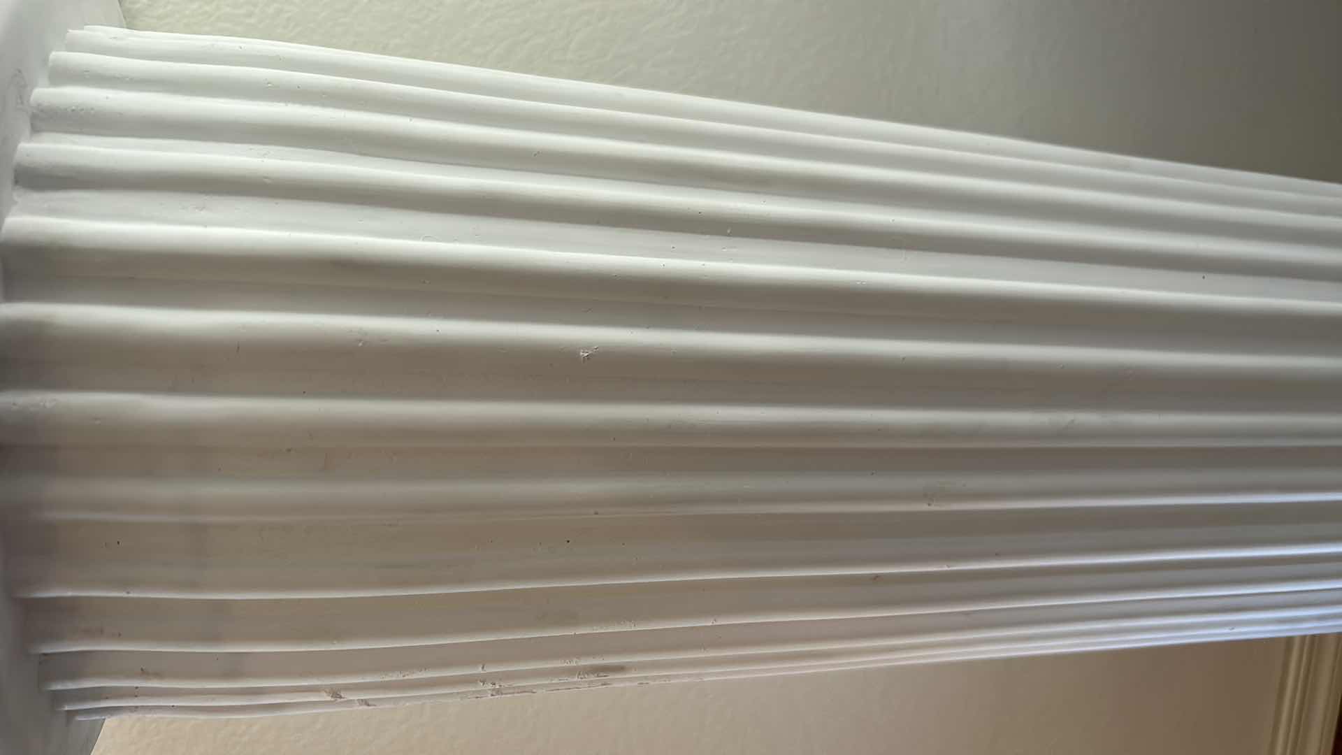 Photo 1 of PILLAR PEDESTAL W GLASS TOP 18“ x 36 1/2“