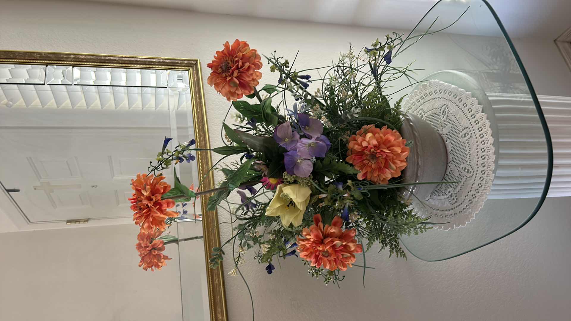 Photo 1 of FAUX FLORAL ARRANGEMENT H 22”