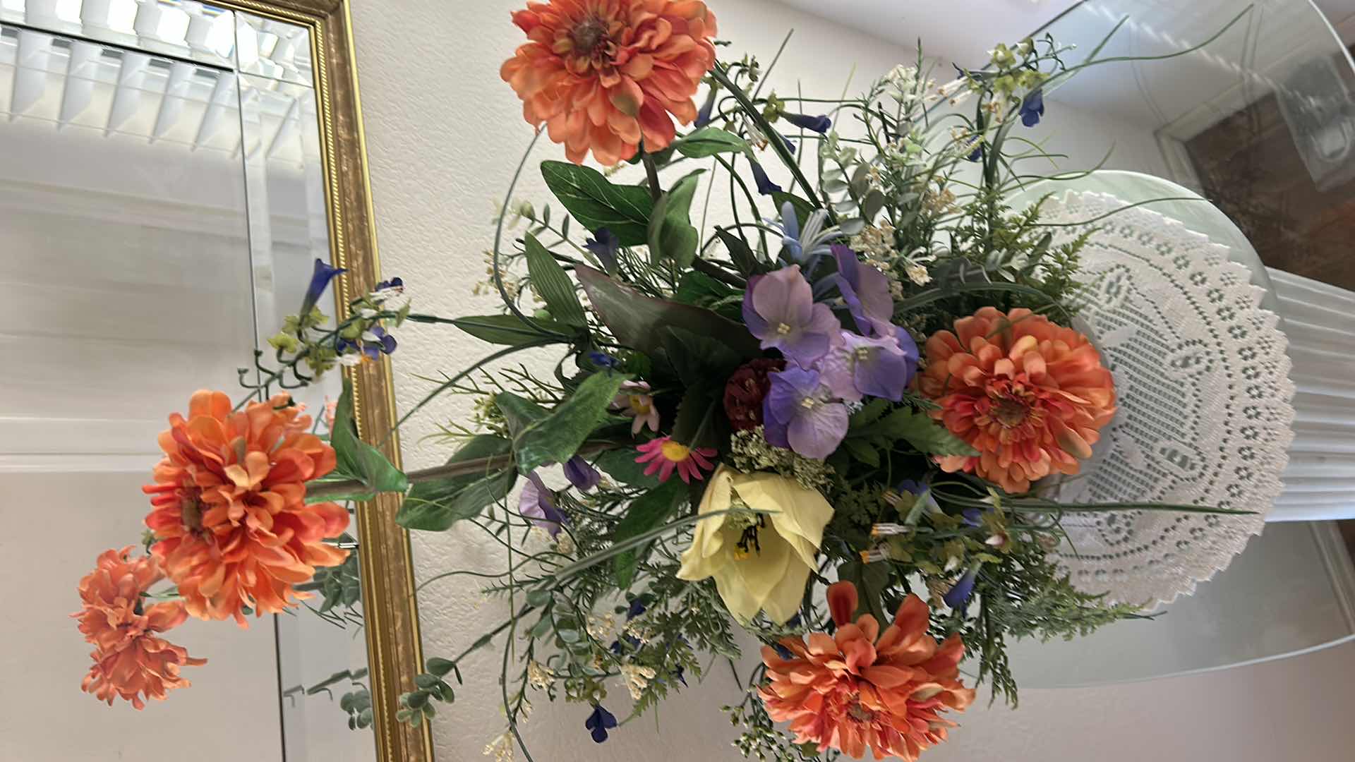 Photo 1 of FAUX FLORAL ARRANGEMENT H 22”