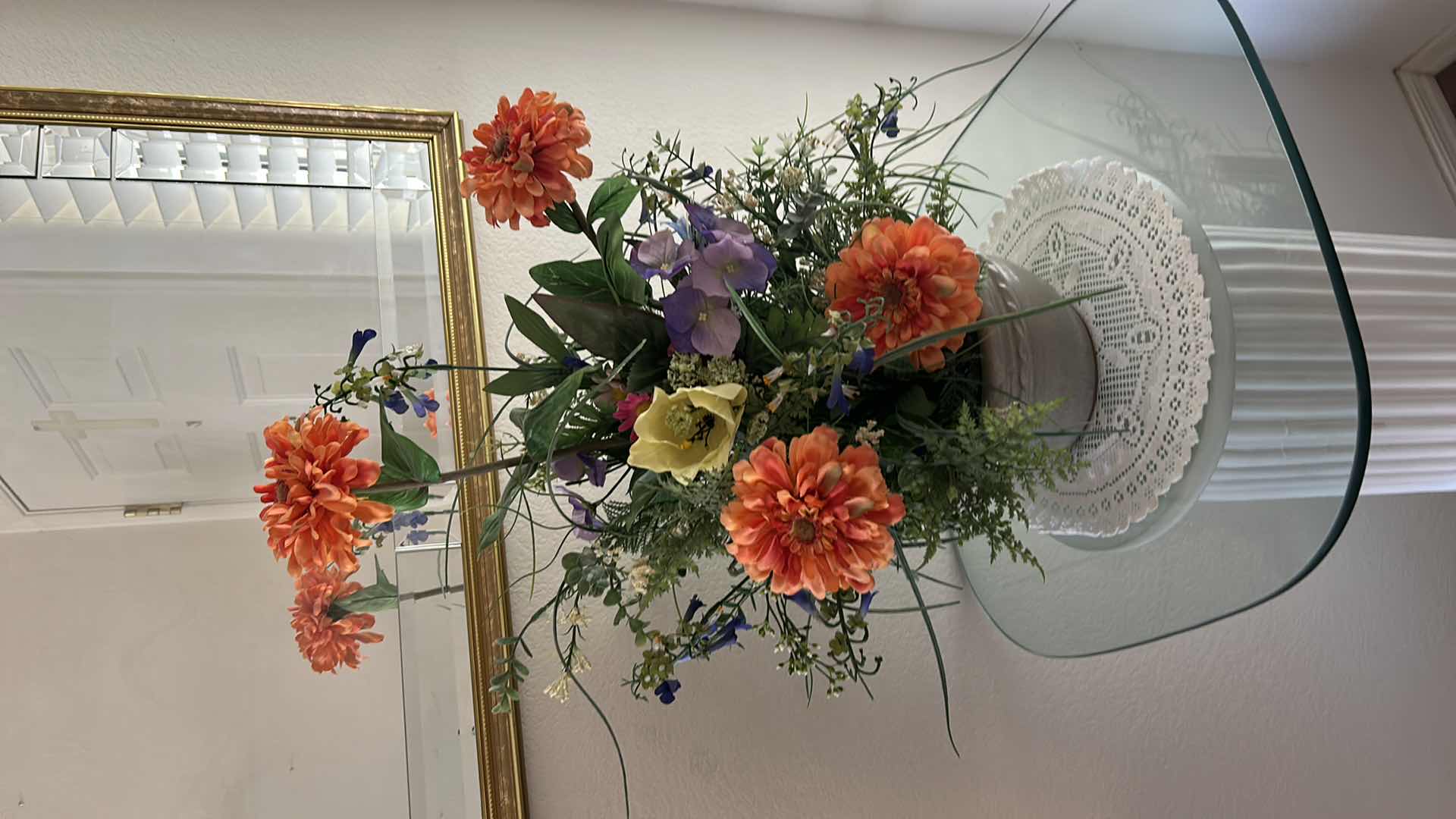 Photo 1 of FAUX FLORAL ARRANGEMENT H 22”