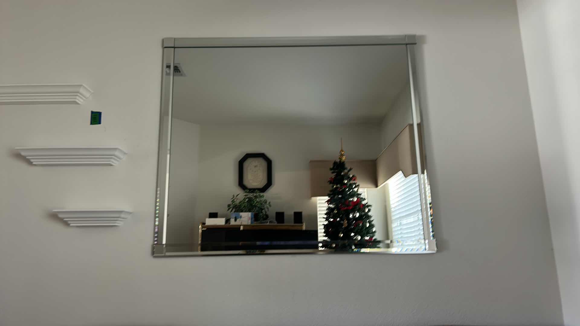 Photo 1 of HOME DECOR/ BEVELED GLASS WALL MIRROR 49” x 42”