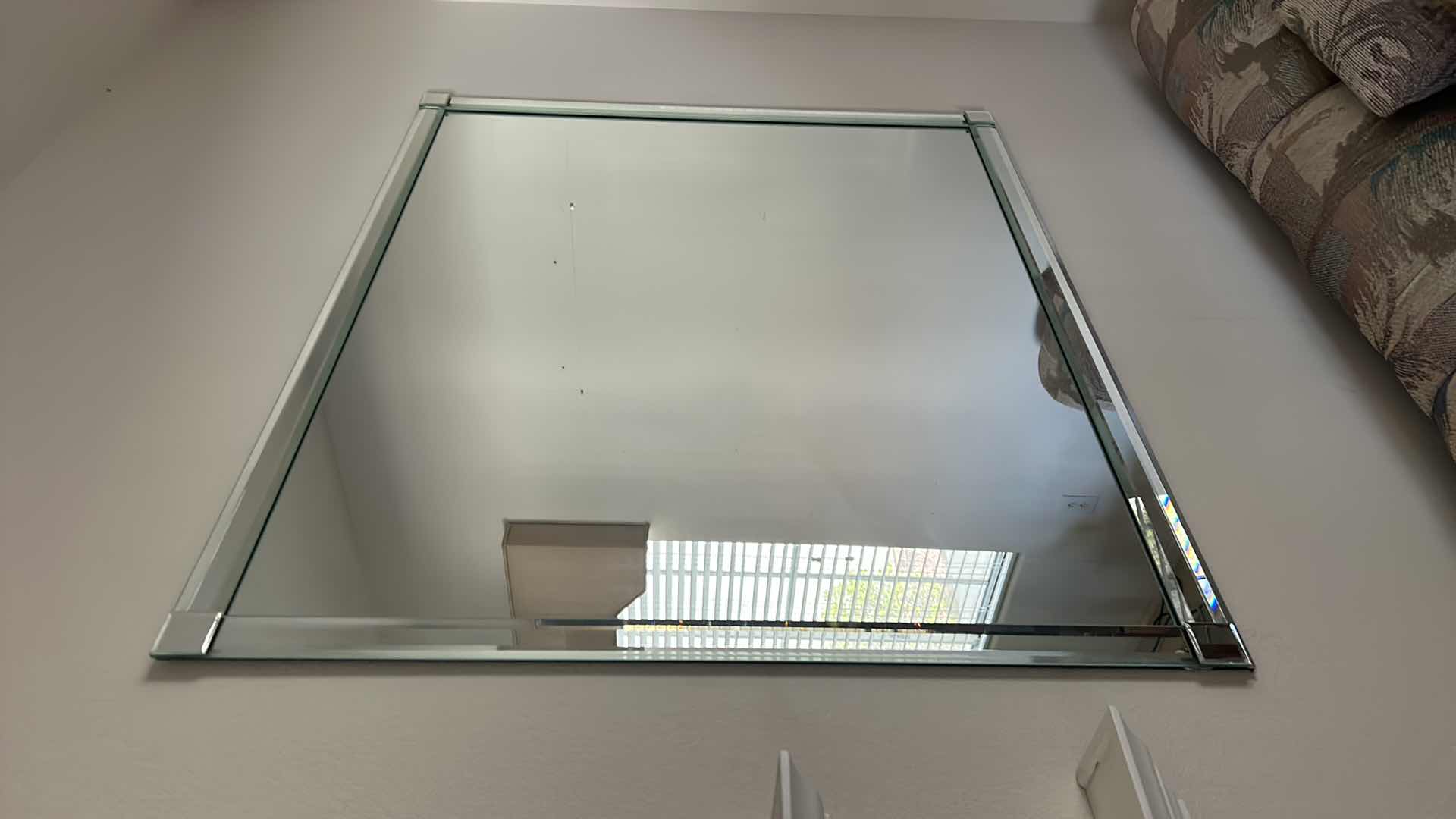 Photo 1 of HOME DECOR/ BEVELED GLASS WALL MIRROR 49” x 42”