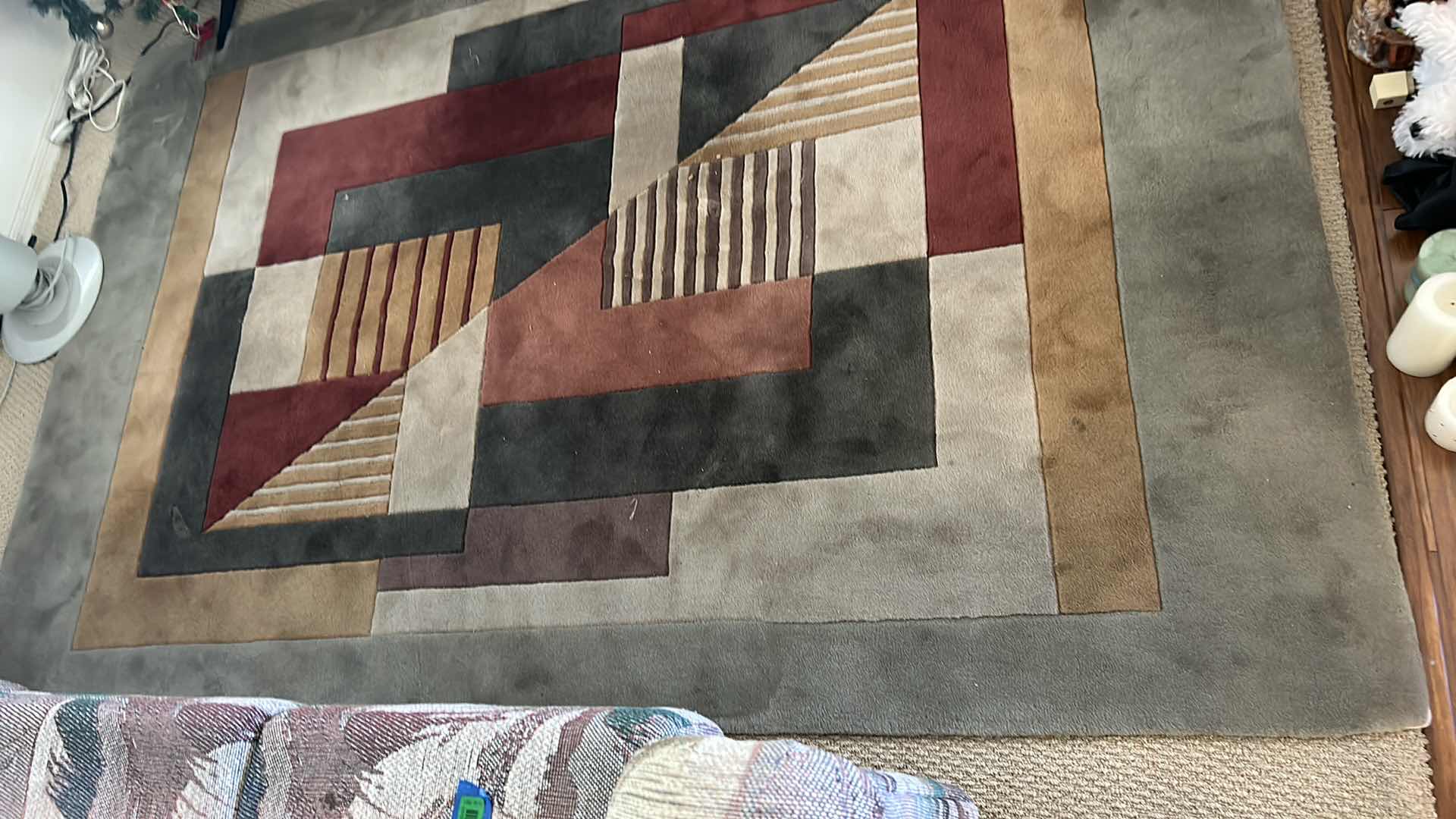 Photo 1 of MOMENI MULTI COLOR 100% WOOL FIBER HAND TUFTED RUG 5’3” x 8’