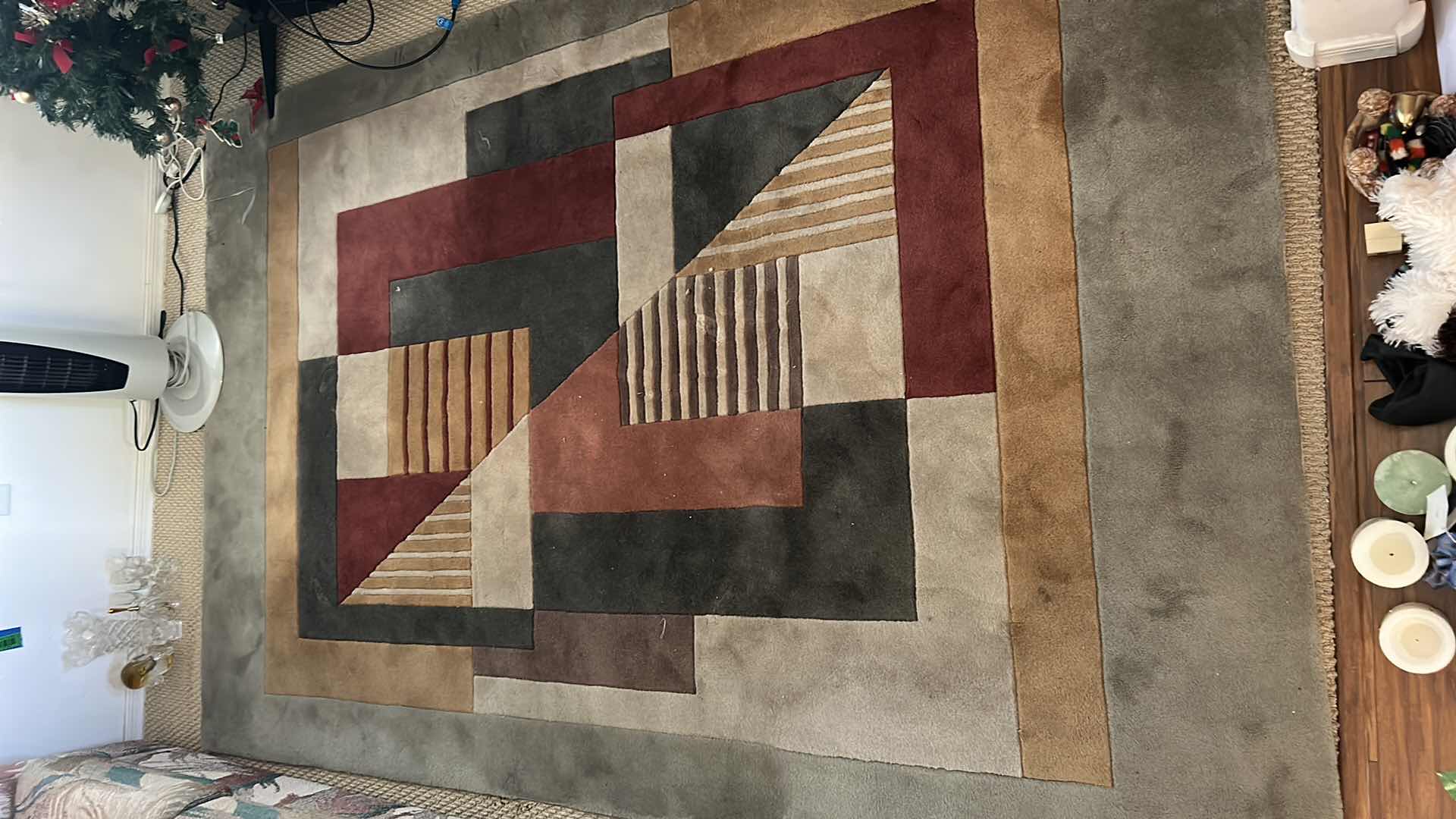 Photo 1 of MOMENI MULTI COLOR 100% WOOL FIBER HAND TUFTED RUG 5’3” x 8’