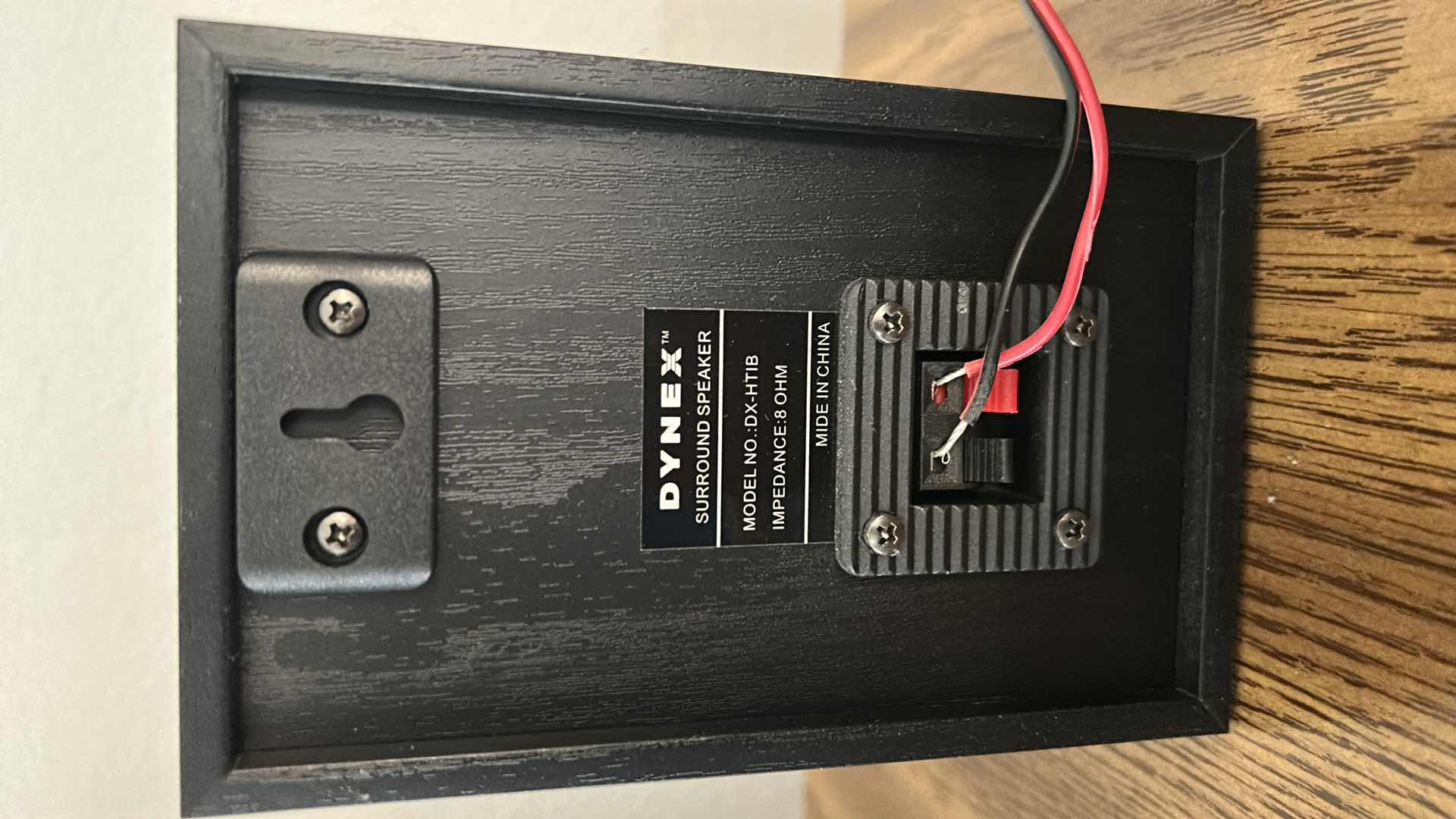 Photo 1 of DYNEX SPEAKER ASSORTMENT - 5 SURROUND SPEAKERS AND 1 SUBWOOFER SPEAKER