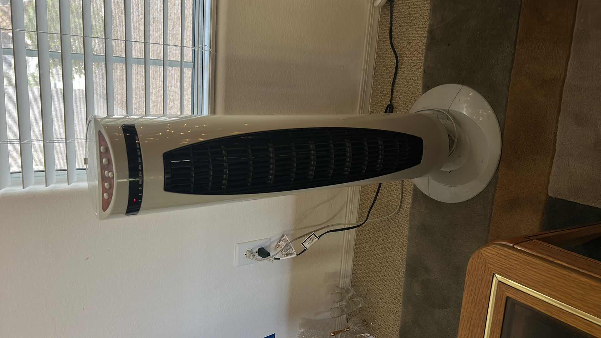 Photo 1 of WEXFORD ROTATING TOWER FAN WITH TIMER (TESTED)