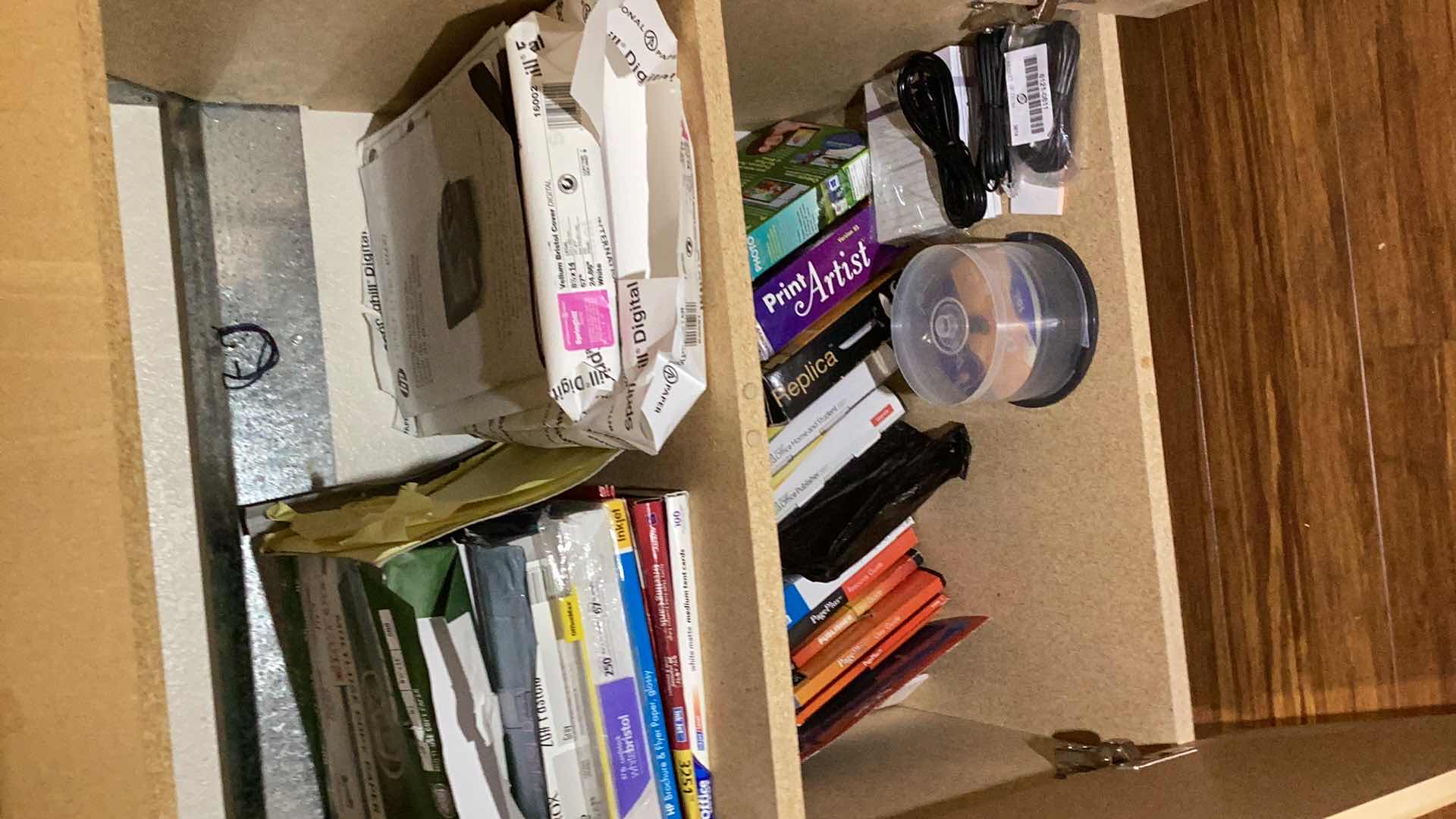 Photo 1 of CONTENTS OF SHELVES OFFICE SUPPLIES