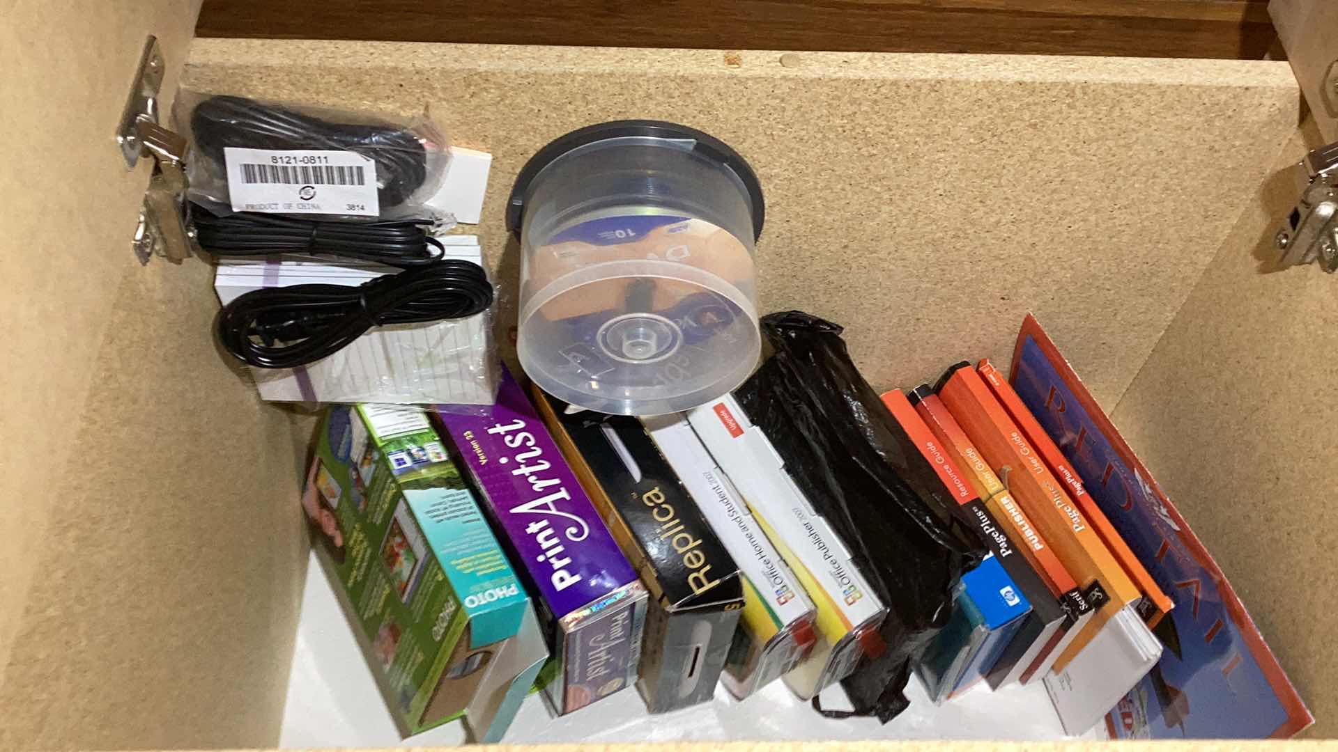 Photo 1 of CONTENTS OF SHELVES OFFICE SUPPLIES