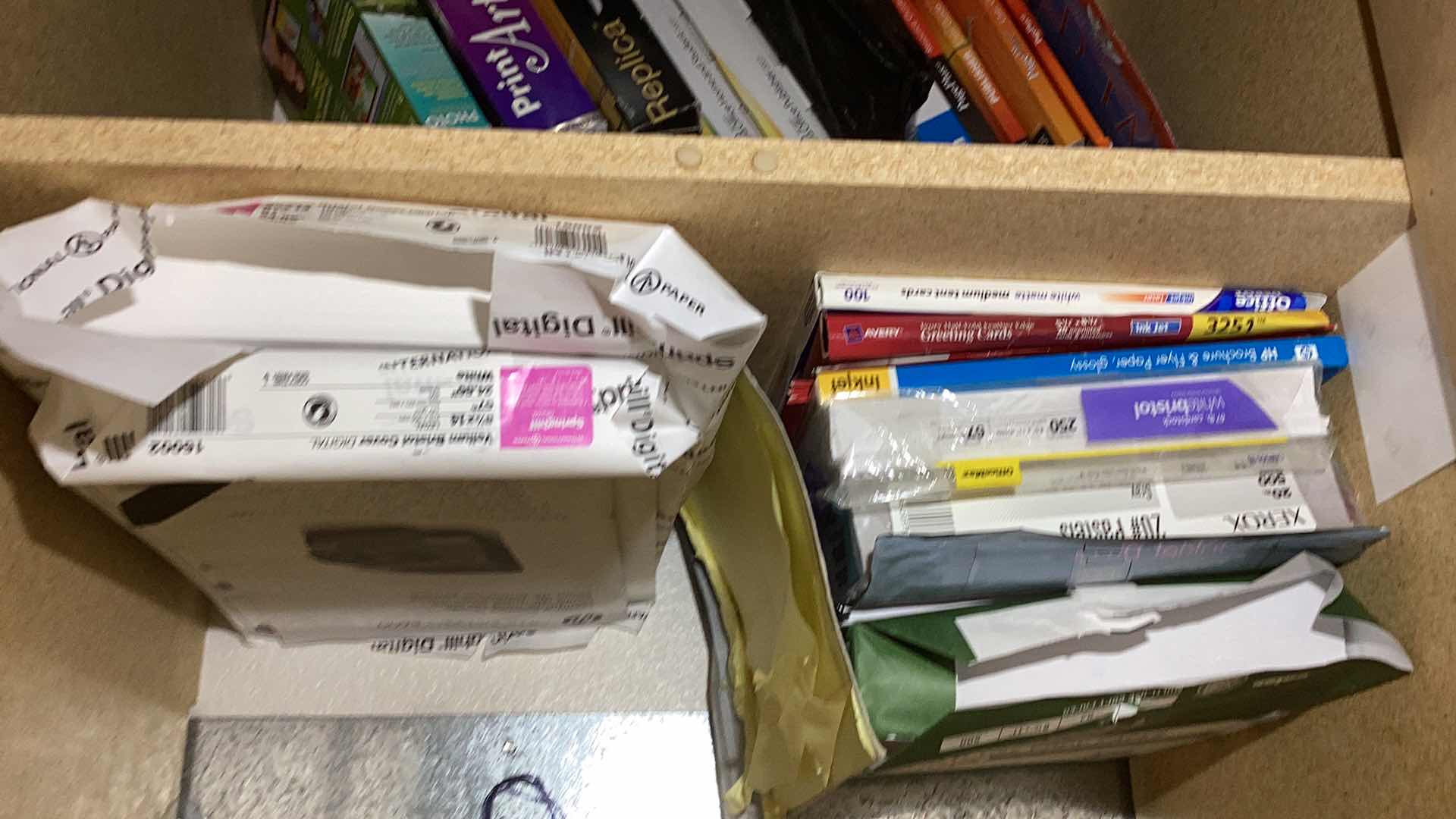 Photo 1 of CONTENTS OF SHELVES OFFICE SUPPLIES