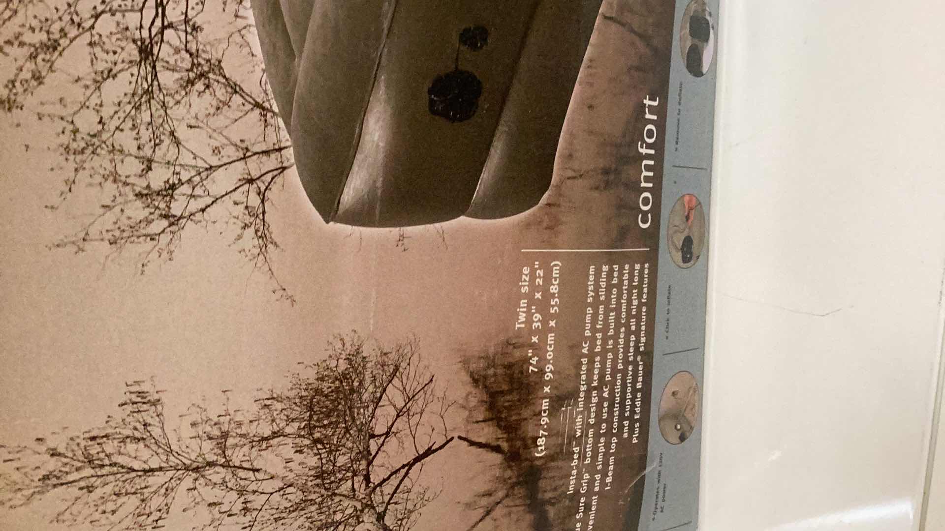 Photo 1 of EDDIE BAUER TWIN SIZED INFLATABLE MATTRESS