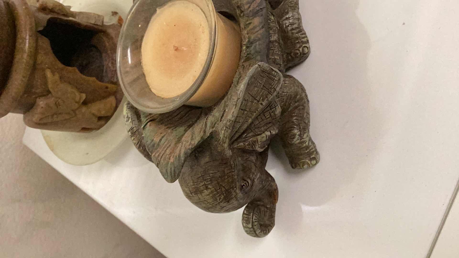 Photo 1 of ELEPHANT CANDLE DECORATIONS, LONGEST 20”