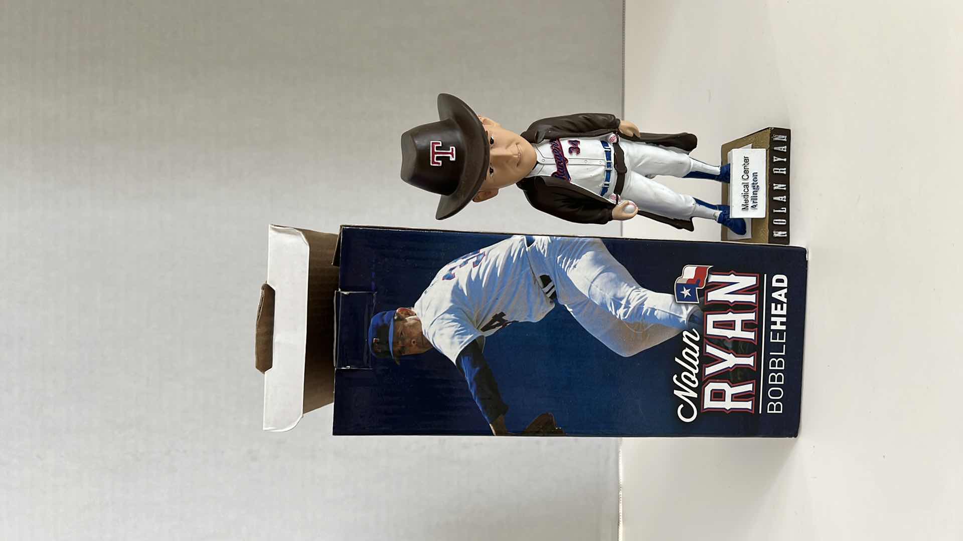 Photo 1 of 2013 TEXAS RANGERS SGA NOLAN RYAN "DUSTER" BOBBLEHEAD MEDICAL CENTER ARLINGTON