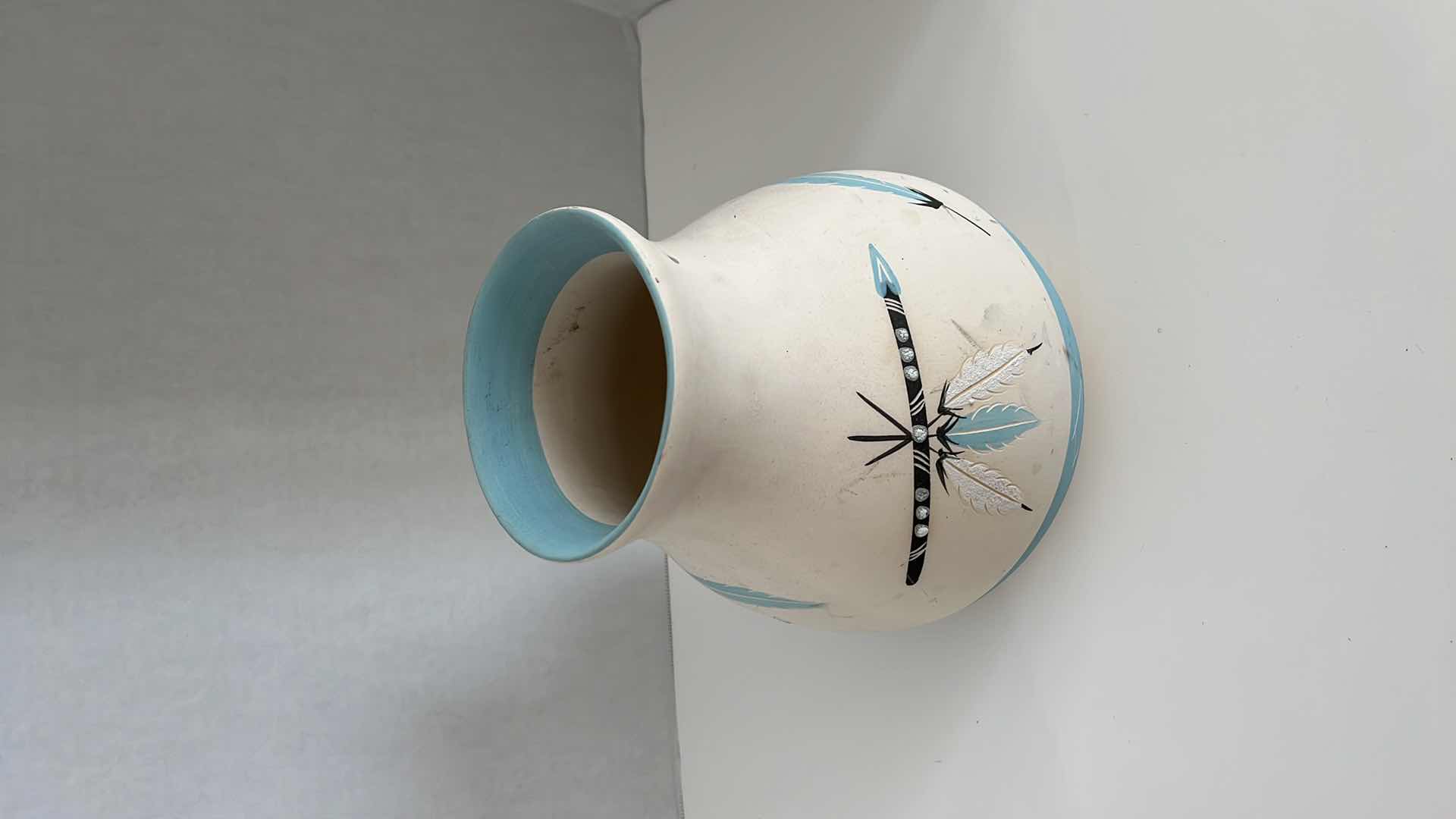 Photo 1 of COLLECTIBLE NATIVE AMERICAN SIGNED BETTY SELBY  HANDCRAFTED POTTERY VASE 9” X 8”