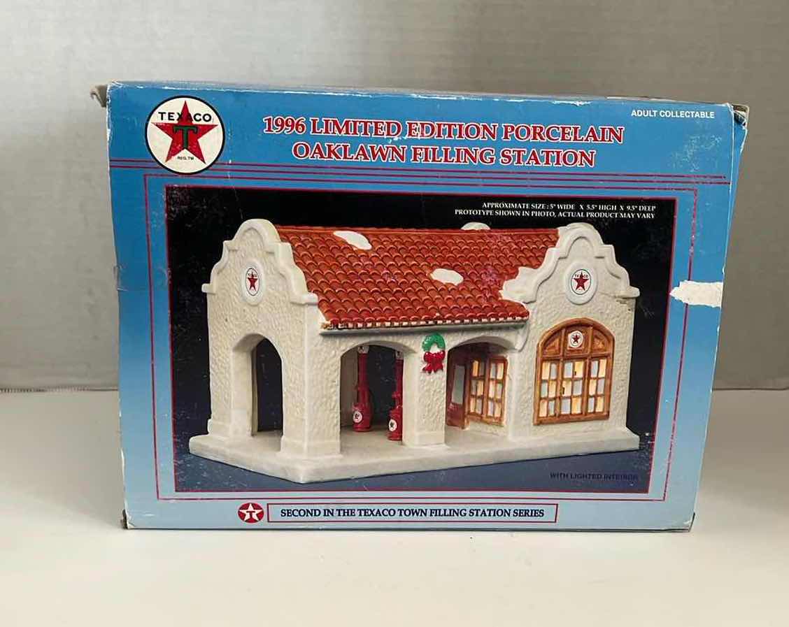 Photo 1 of 1996 LIMITED EDITION PORCELAIN OAKLAWN FILLING STATION